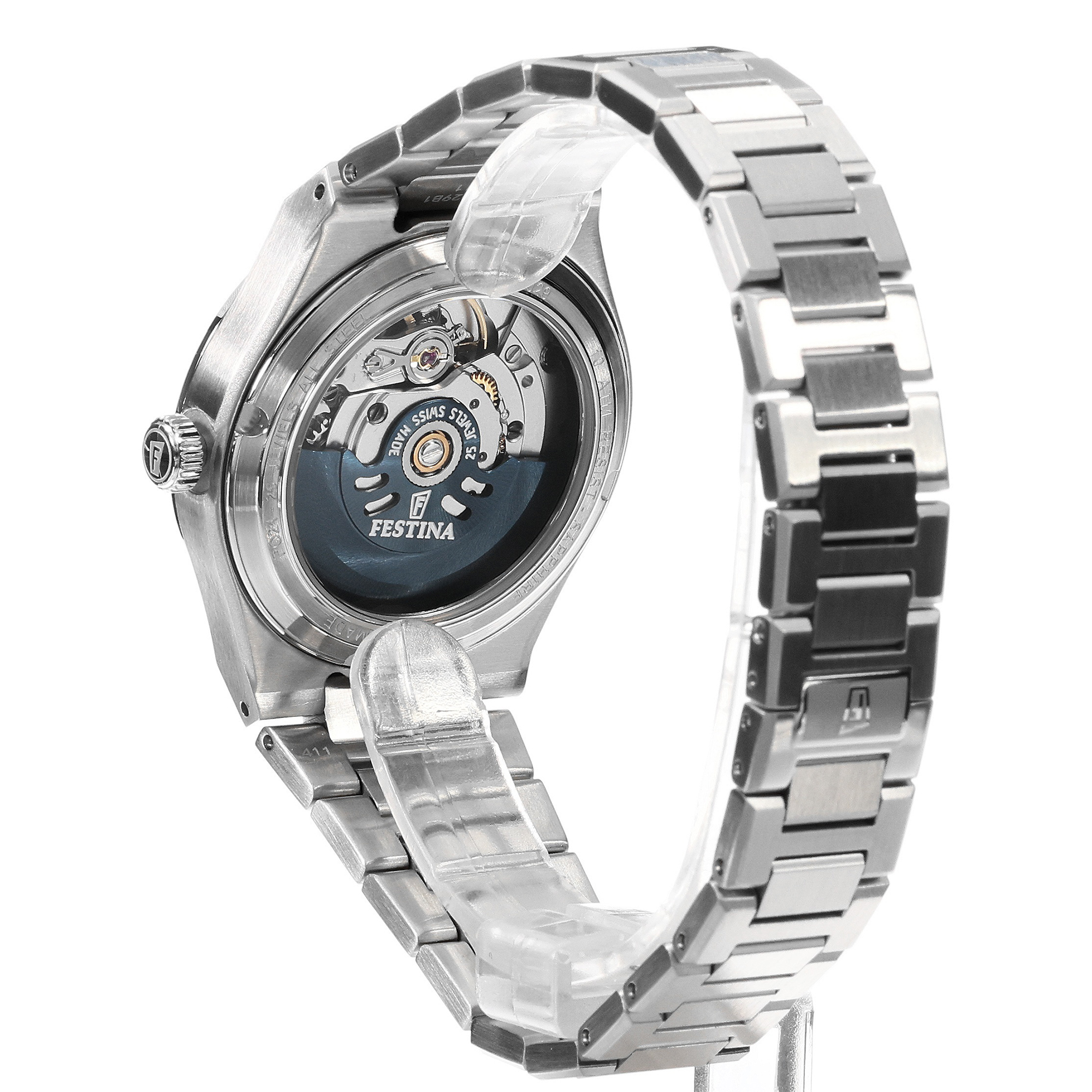 zegarek Festina F20029-3 srebrny Swiss Made - miniatura 7