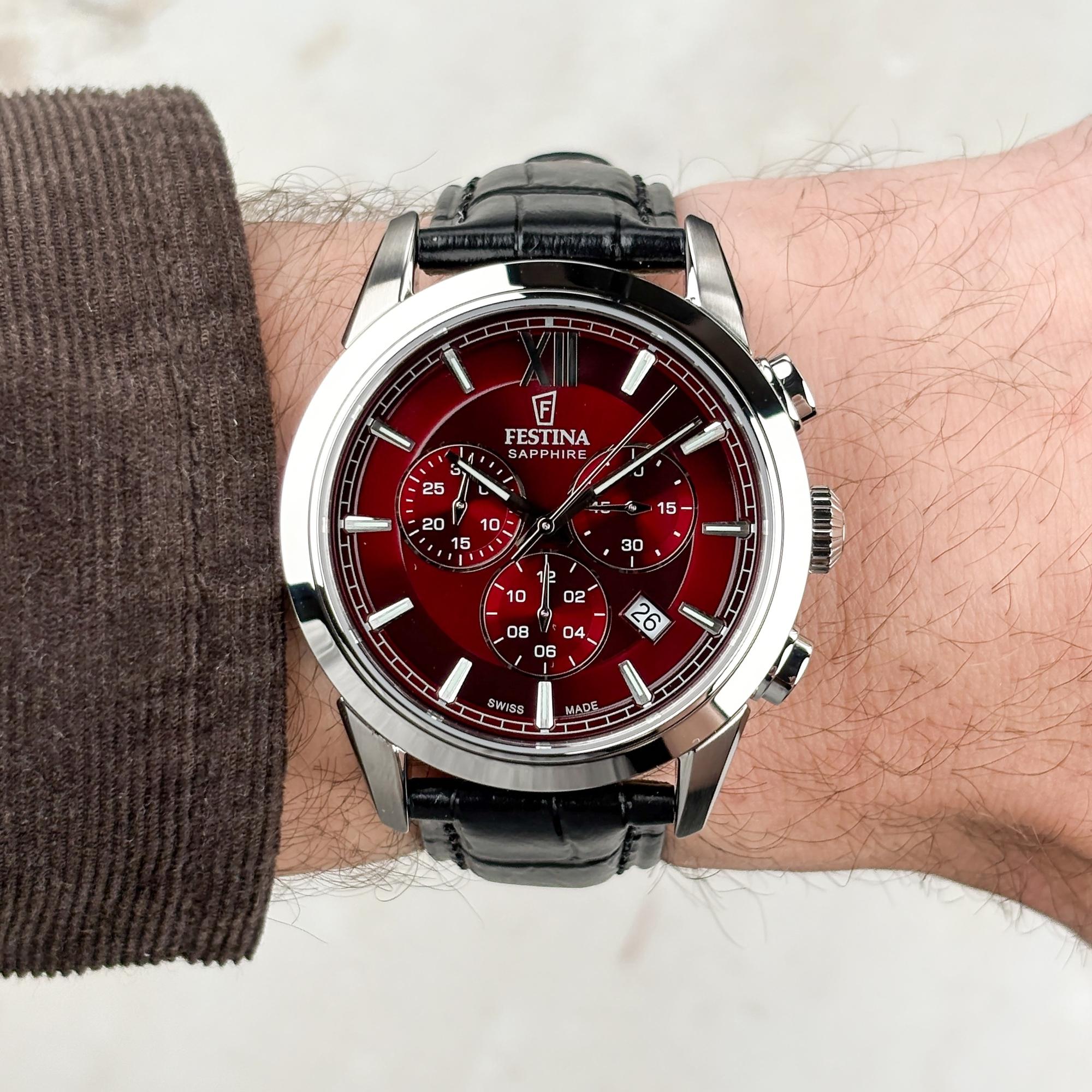 zegarek Festina F20041-5 kwarcowy męski Sport Sport Chrono - miniatura 6