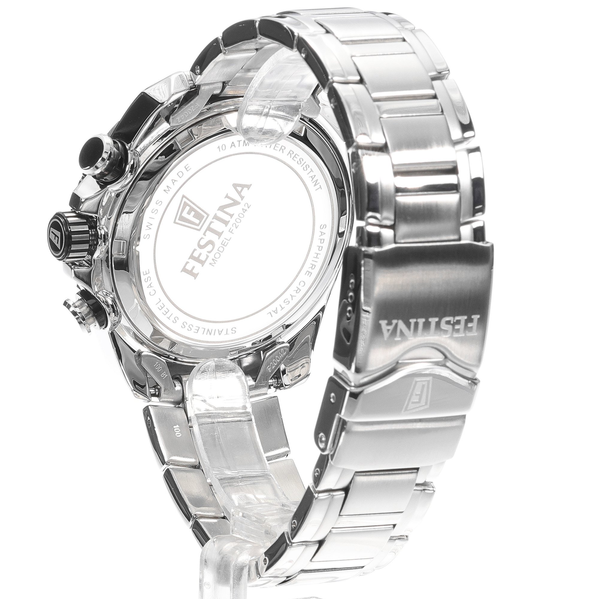 zegarek Festina F20042-4 Chronograph Diver Ceramic męski z chronograf Chronograf - miniatura 4