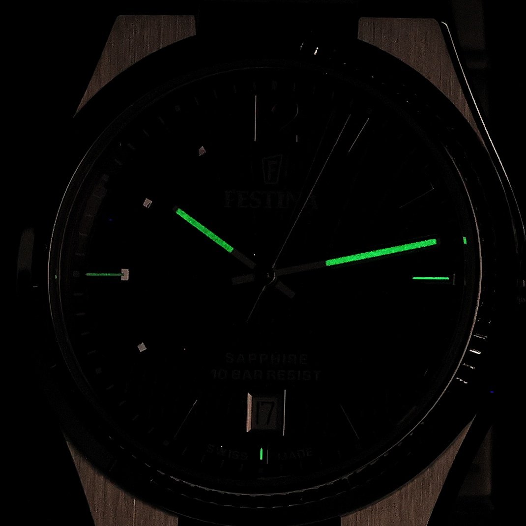 zegarek Festina F20052-9 srebrny Swiss Made - miniatura 5