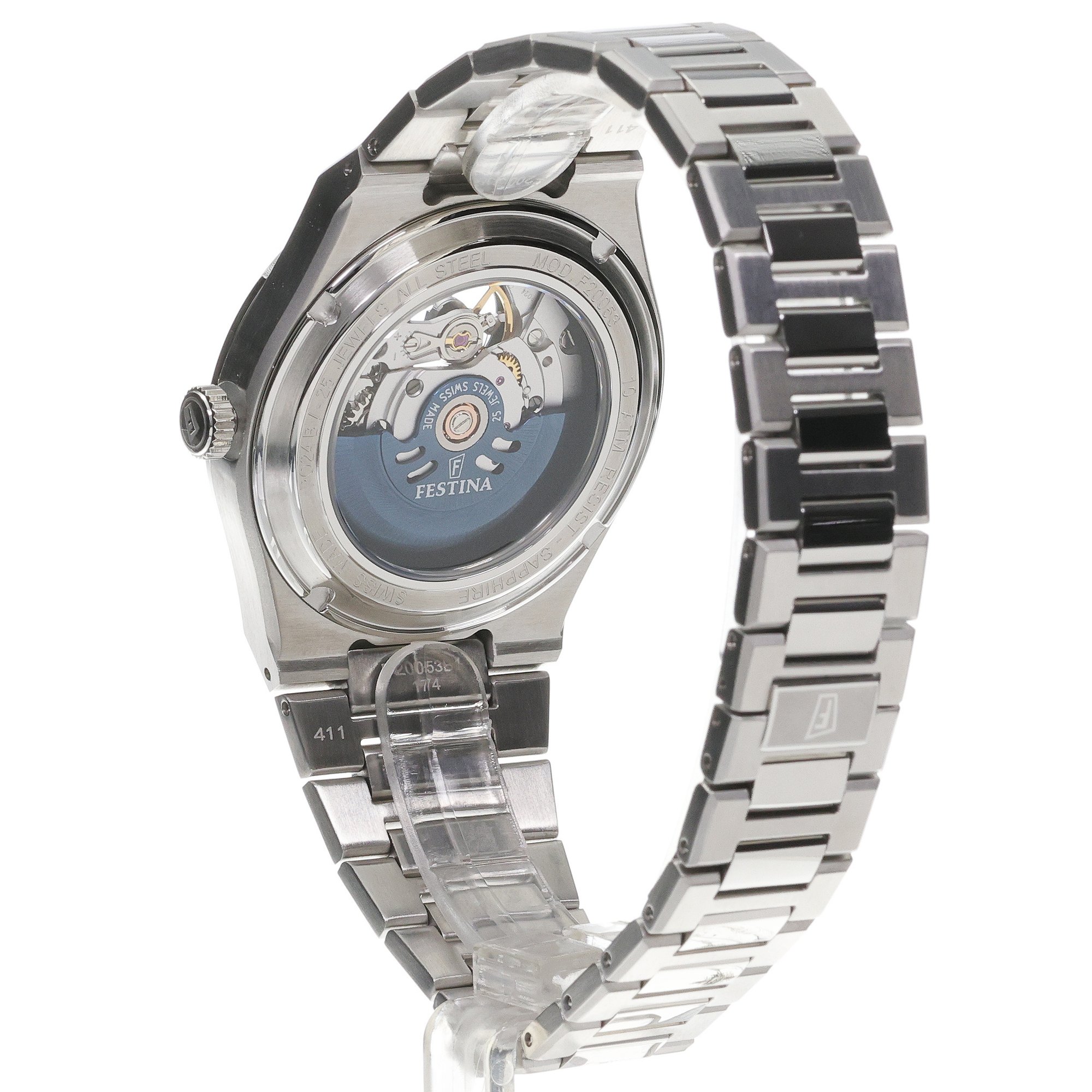 zegarek Festina F20053-5 srebrny Swiss Made - miniatura 4