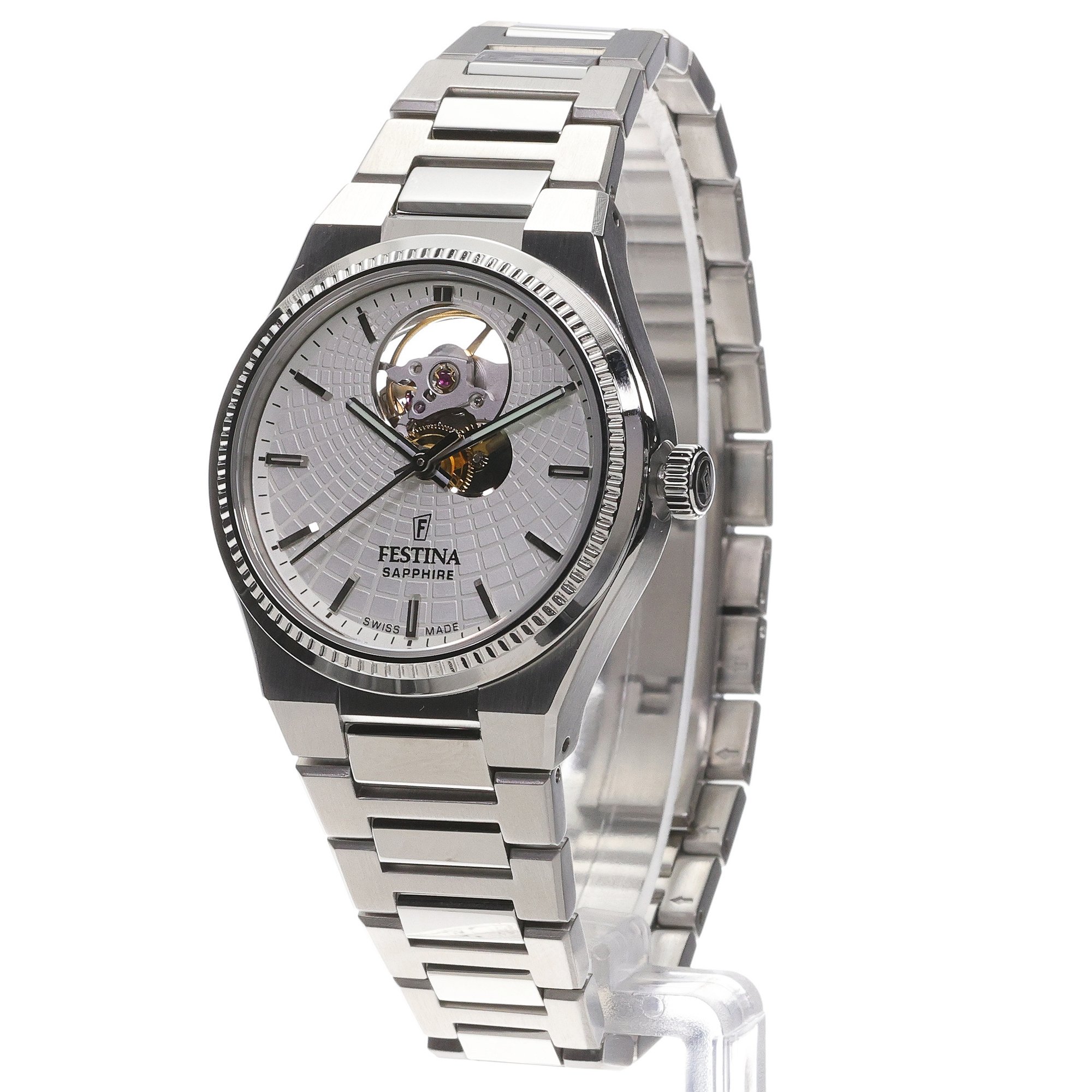zegarek Festina F20054-1 srebrny Automatic