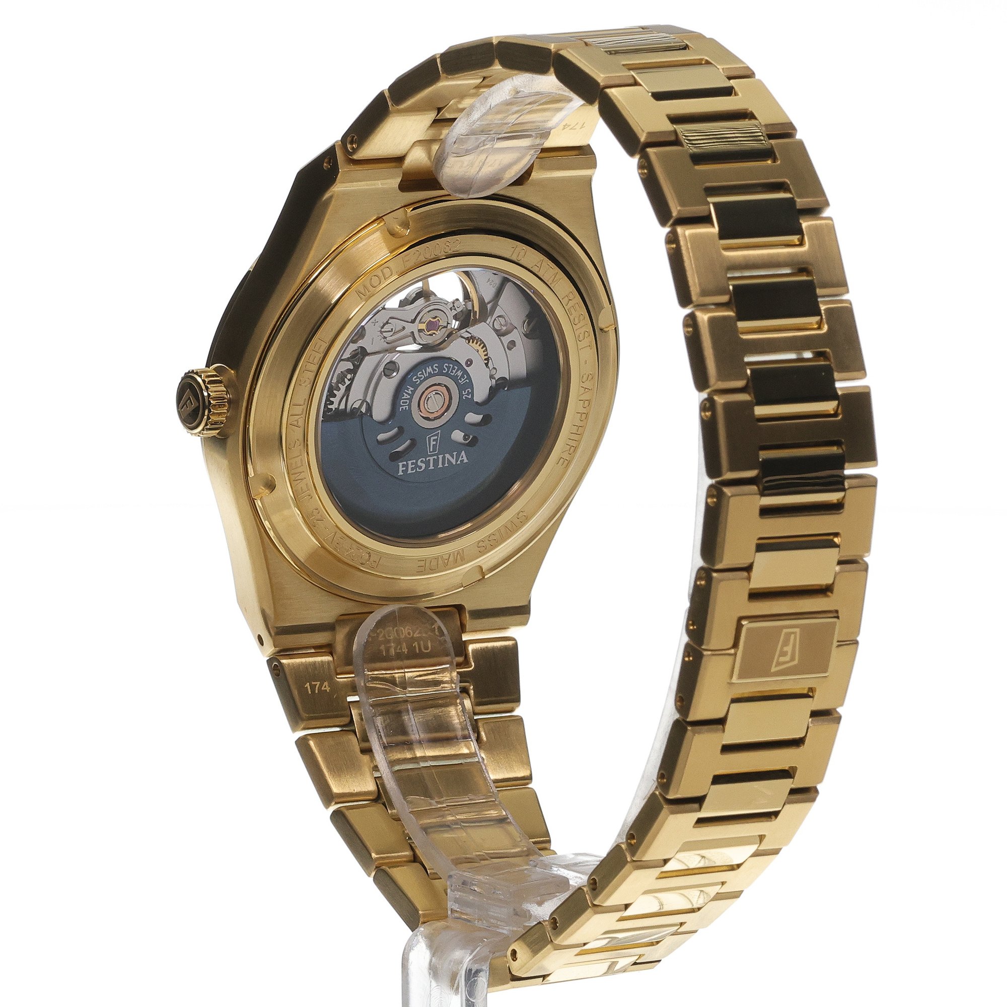 zegarek Festina F20062-1 złoty Automatic