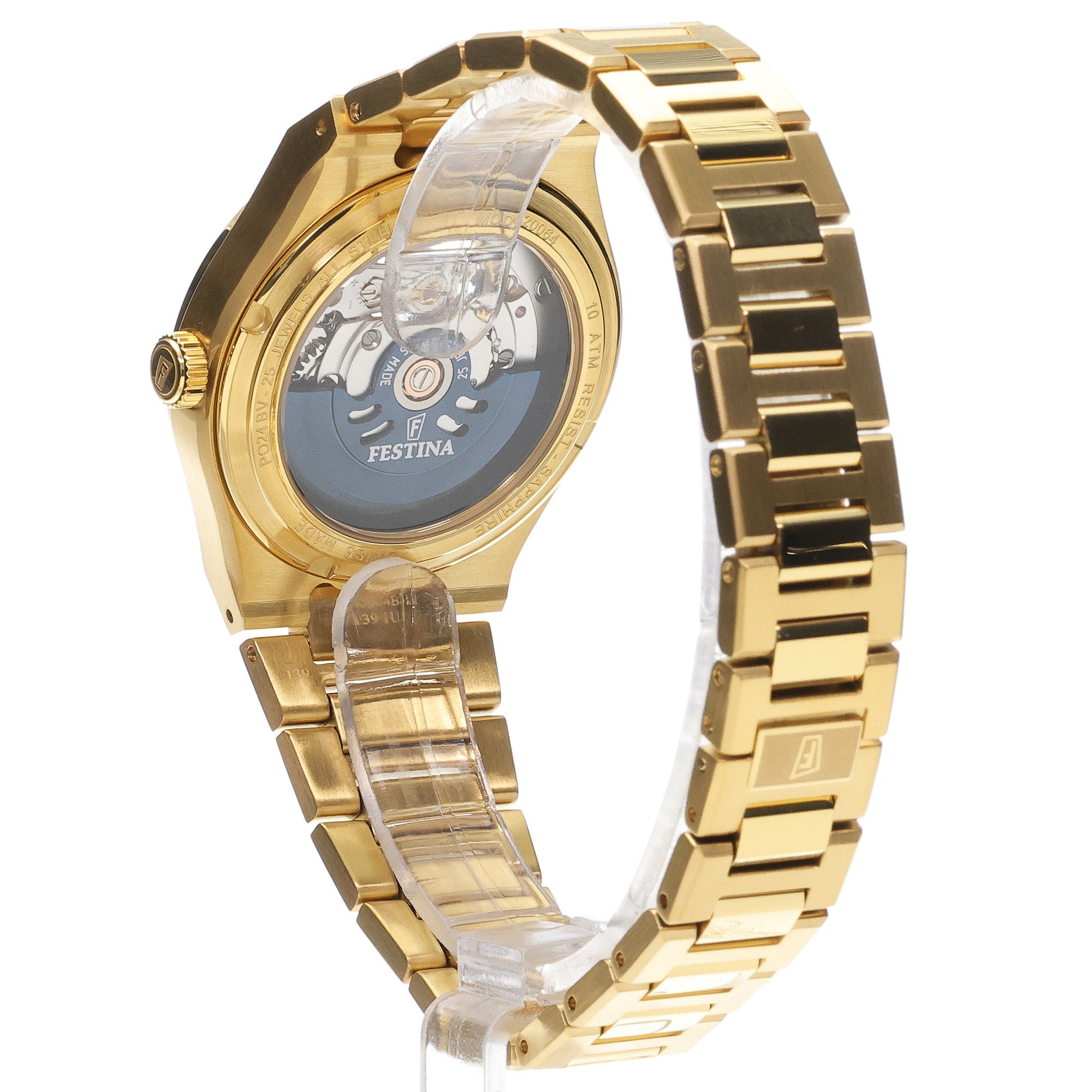 zegarek Festina F20064-1 złoty Automatic