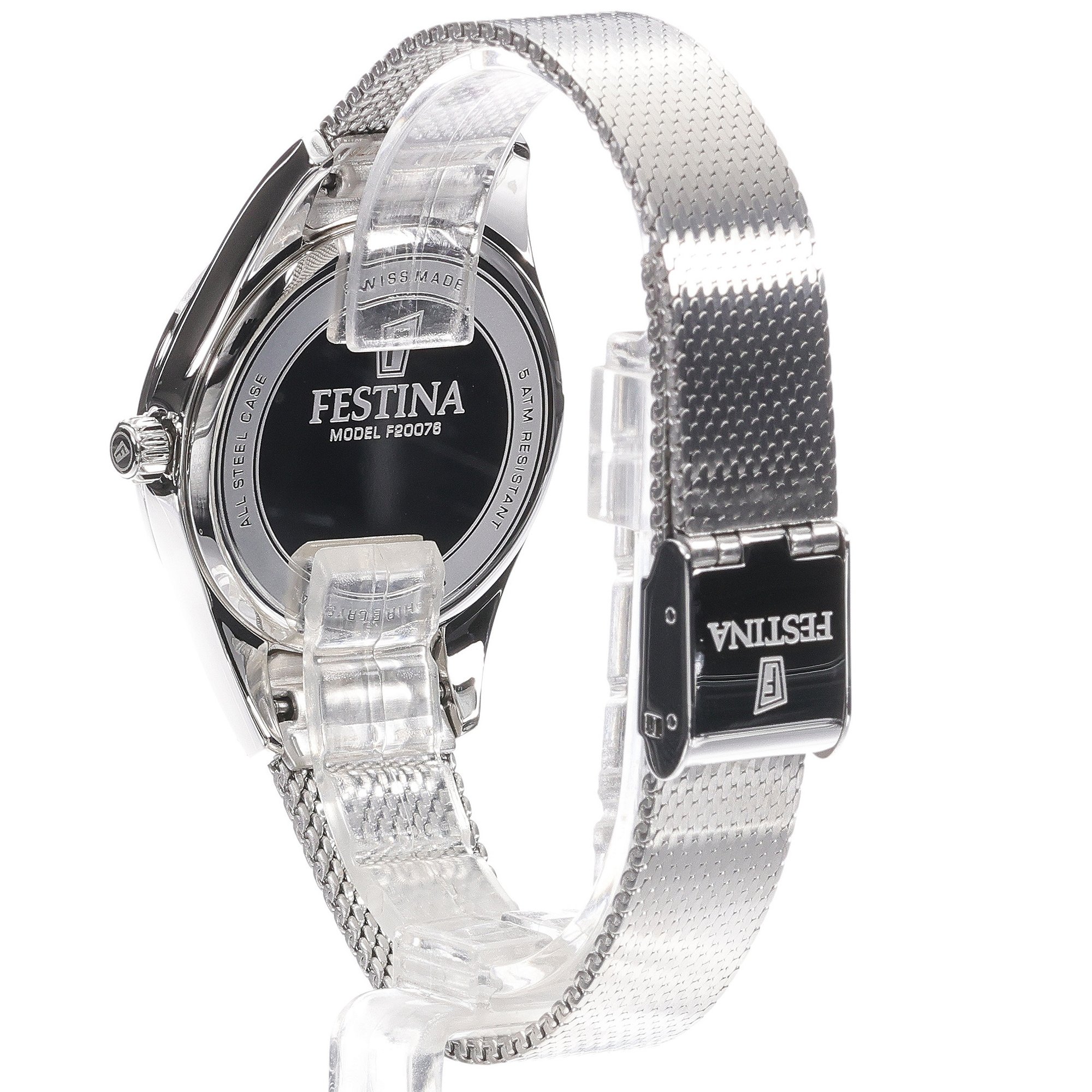 zegarek Festina F20076-3 kwarcowy damski Damskie Grace - miniatura 4