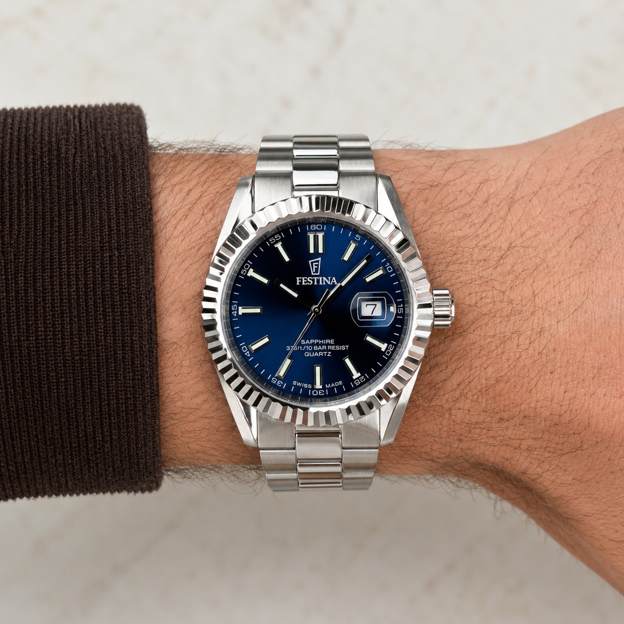 zegarek Festina F20084-B kwarcowy męski Swiss Made Classic Swiss Made