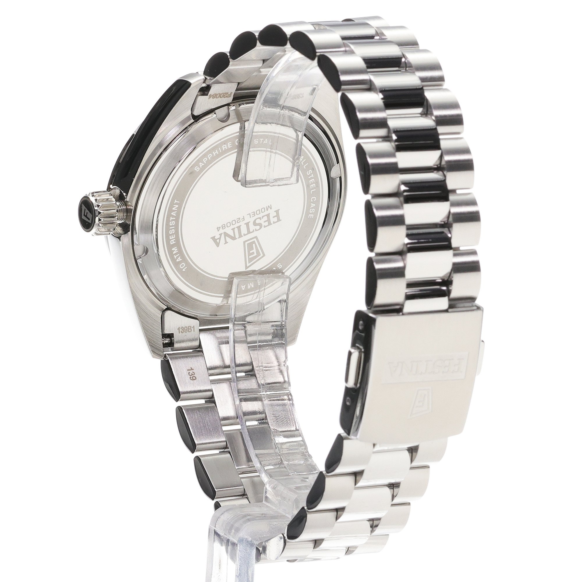zegarek Festina F20084-C srebrny Swiss Made - miniatura 4