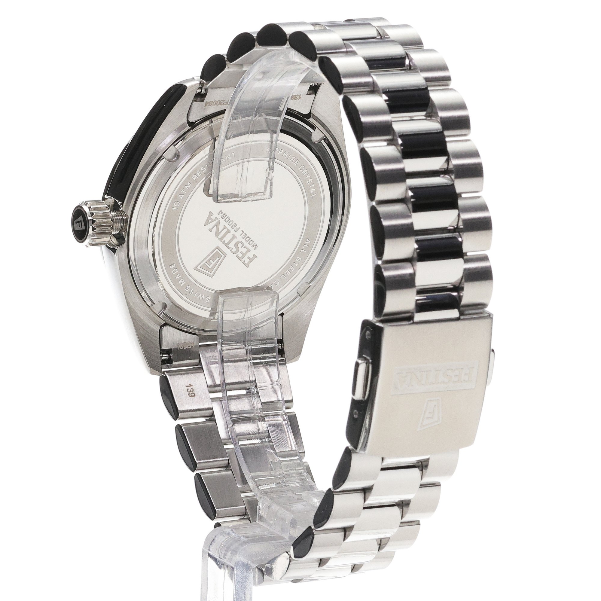 zegarek Festina F20084-D srebrny Swiss Made - miniatura 4