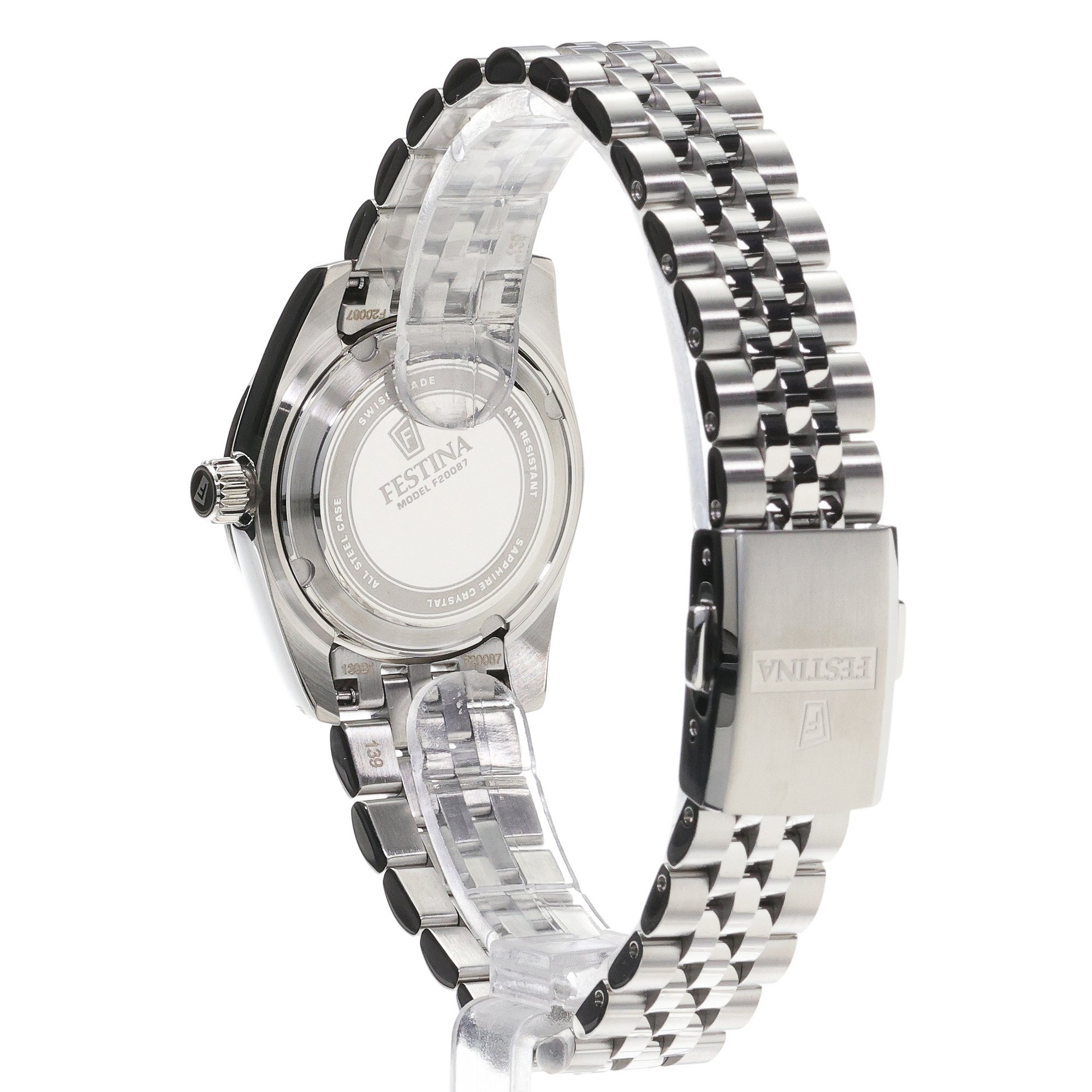 zegarek Festina F20087-1 srebrny Swiss Made