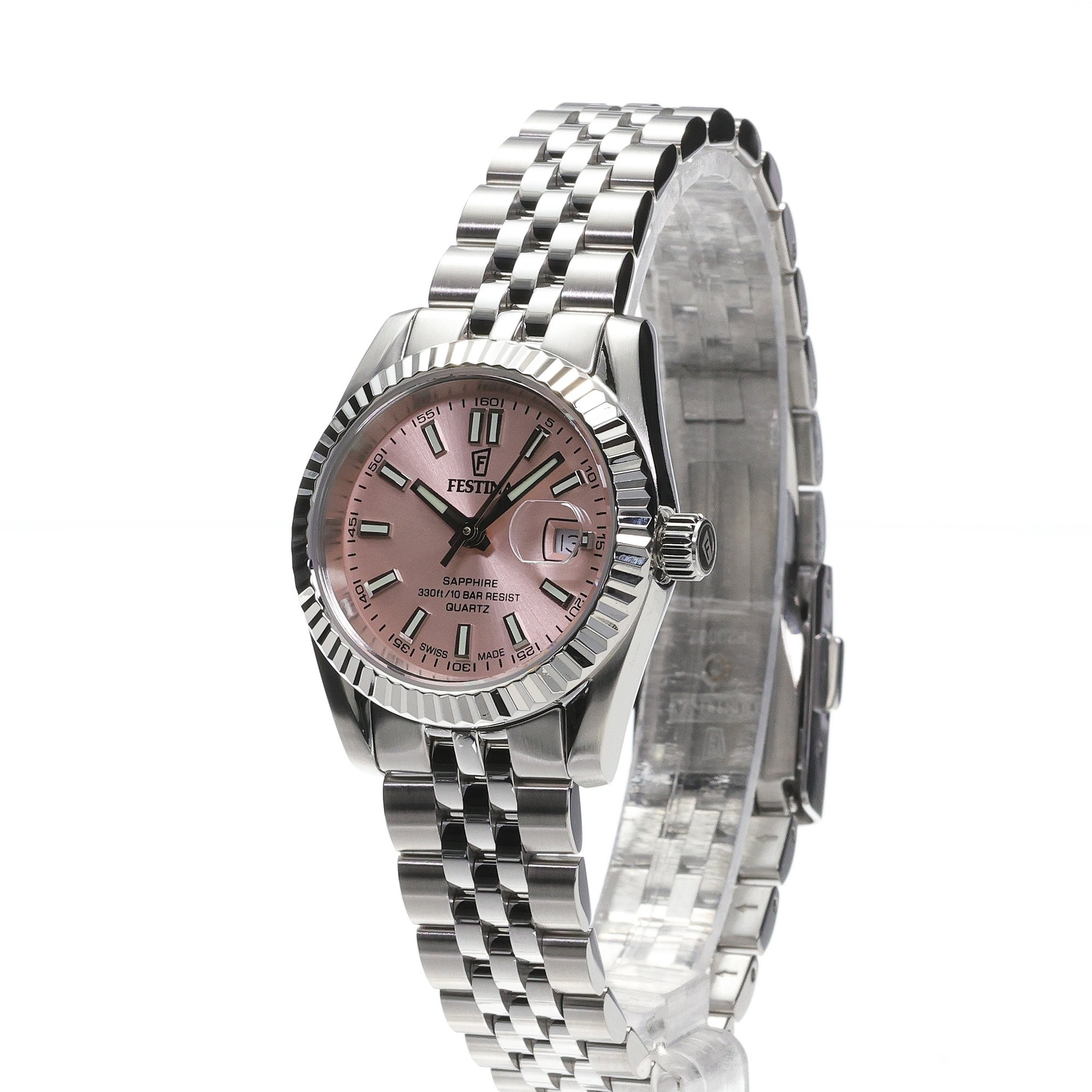 zegarek Festina F20087-2 srebrny Swiss Made