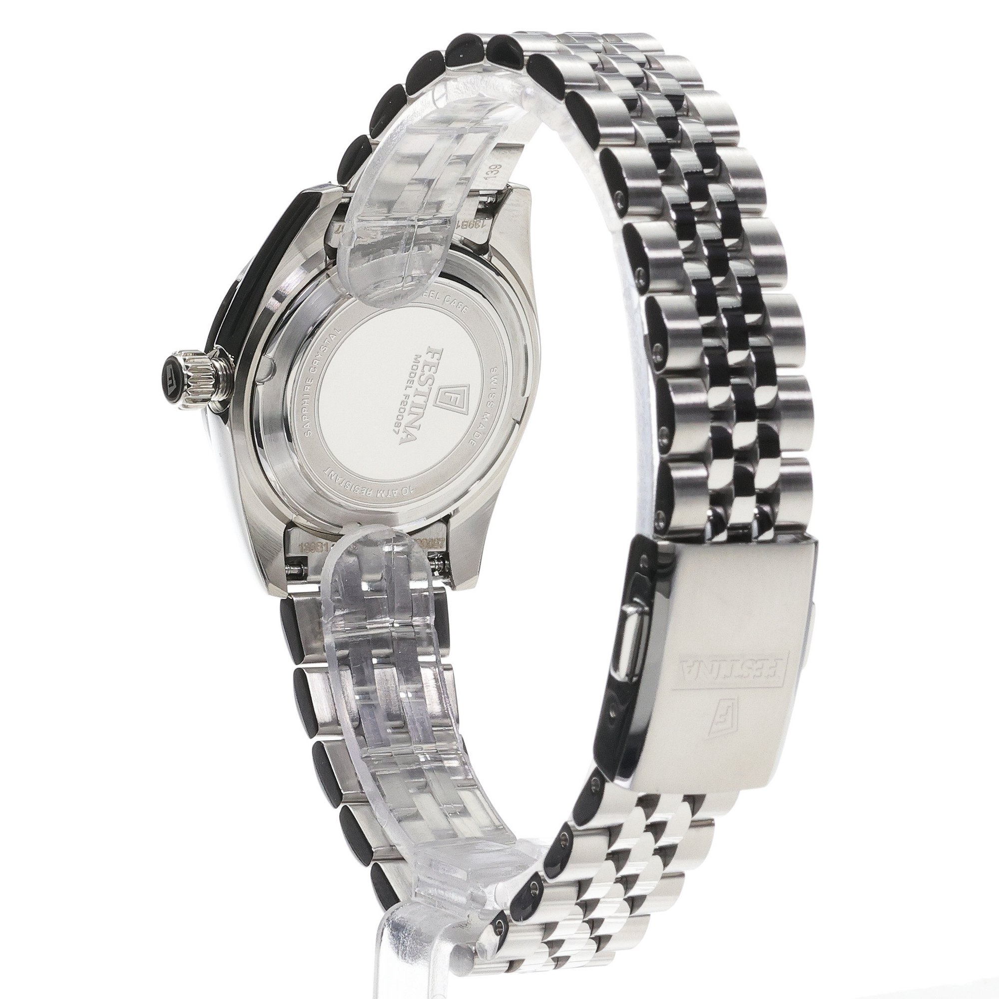 zegarek Festina F20087-4 srebrny Swiss Made