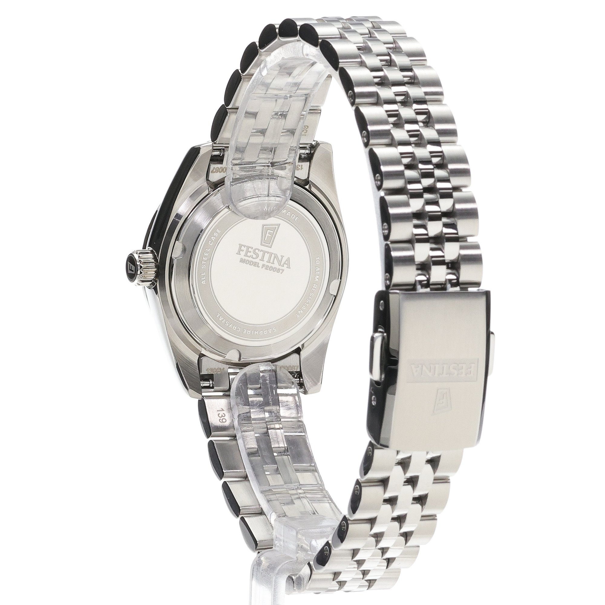 zegarek Festina F20087-5 srebrny Swiss Made - miniatura 4