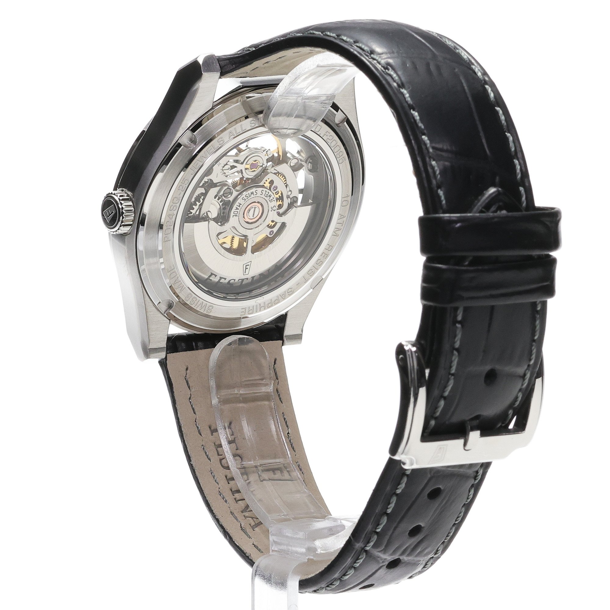 zegarek Festina F20095-3 automatyczny męski Swiss Made Swiss Made Skeleton Automatic - miniatura 4