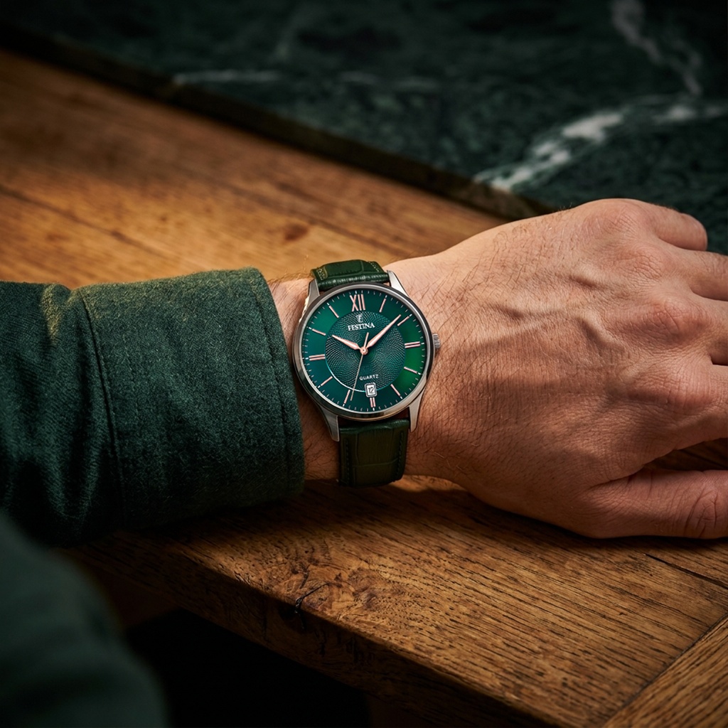 zegarek Festina F20426-7 kwarcowy męski Classic Classic - miniatura 6