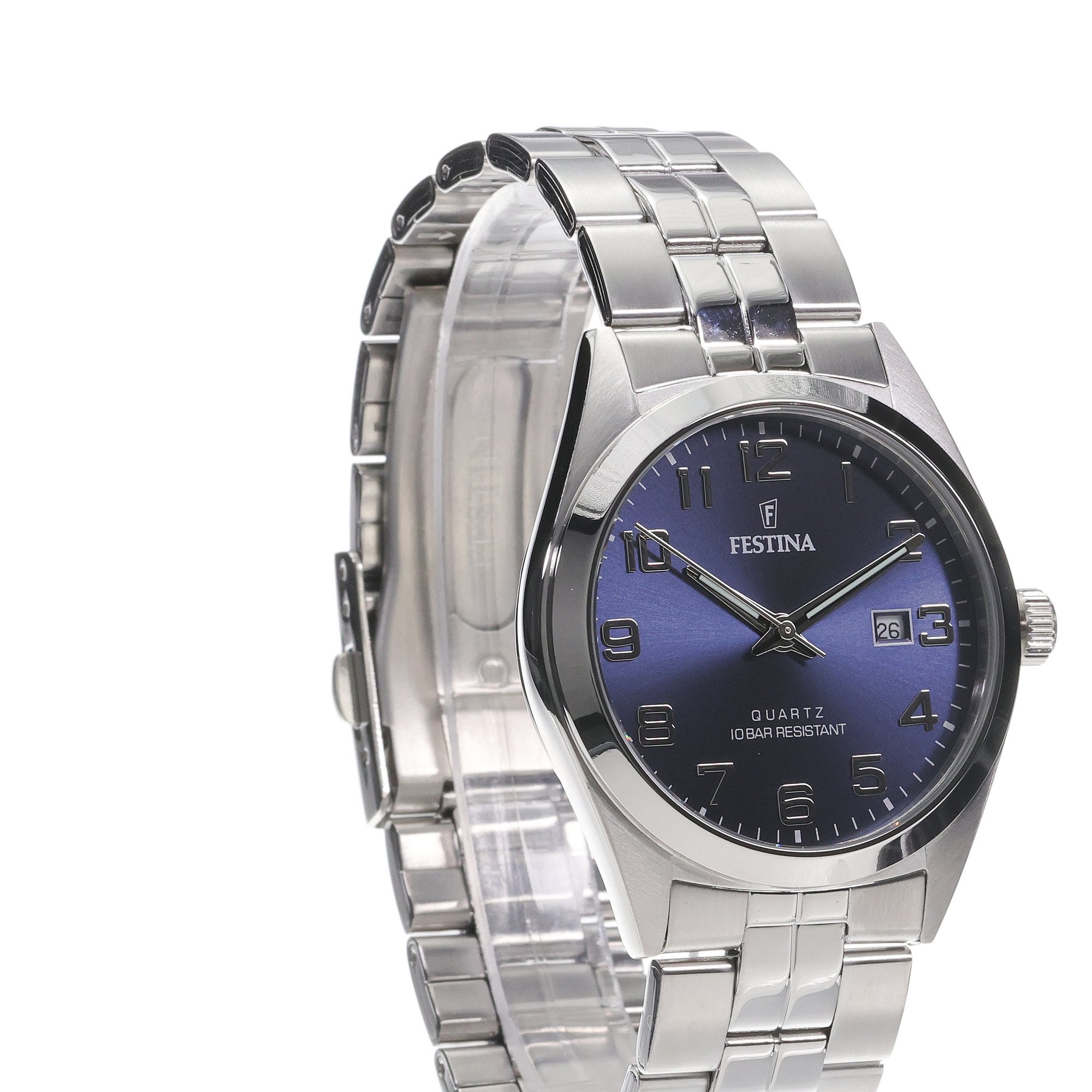 zegarek Festina F20437-3 kwarcowy męski Classic Classic Bracelet - miniatura 3