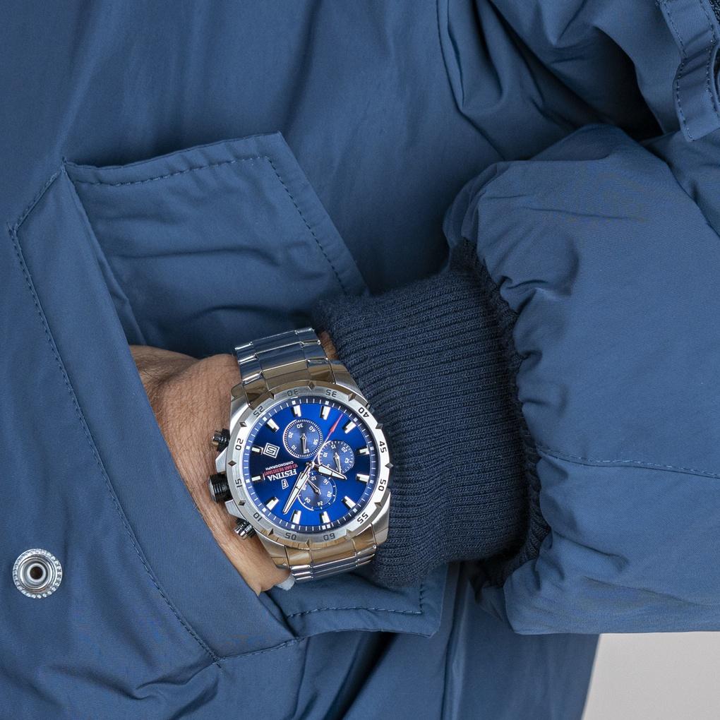 zegarek Festina F20463-2 srebrny Chronograf - miniatura 5