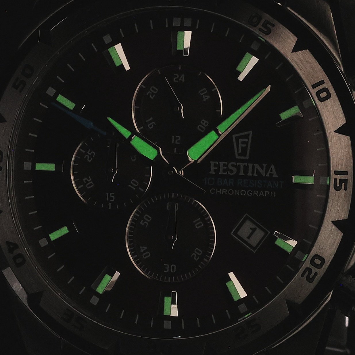 zegarek Festina F20463-5 srebrny Chronograf - miniatura 5