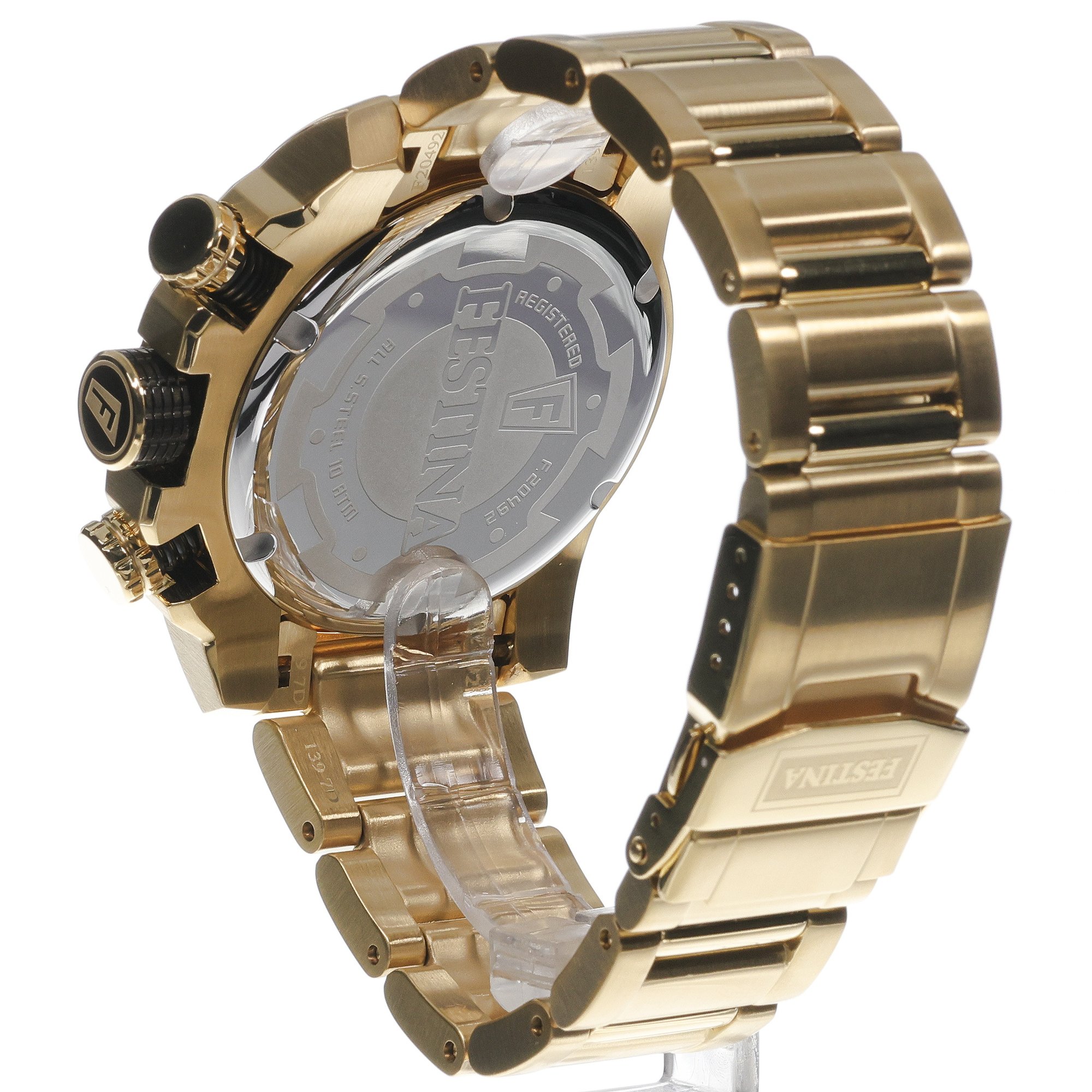 zegarek Festina F20492-4 złoty Chronograf