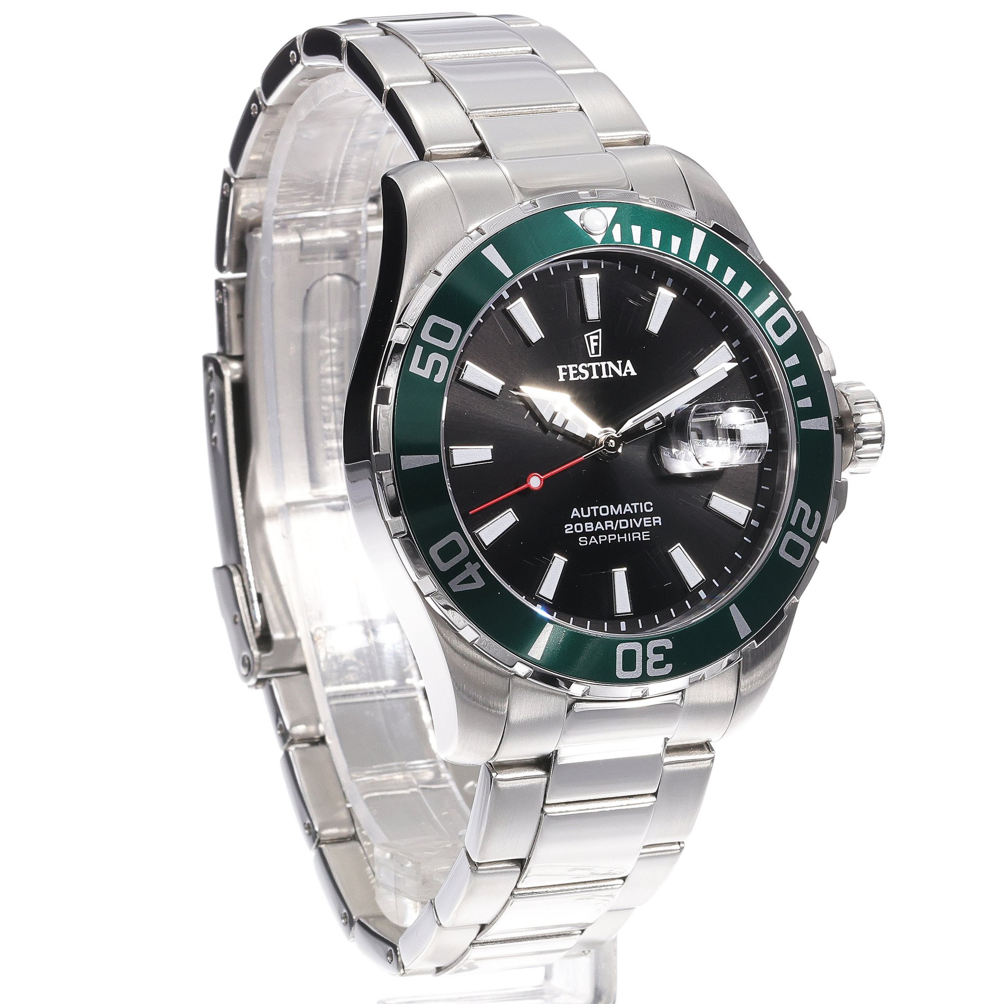 zegarek Festina F20531-2 automatyczny męski Sport Diver Sapphire Automatic - miniatura 3