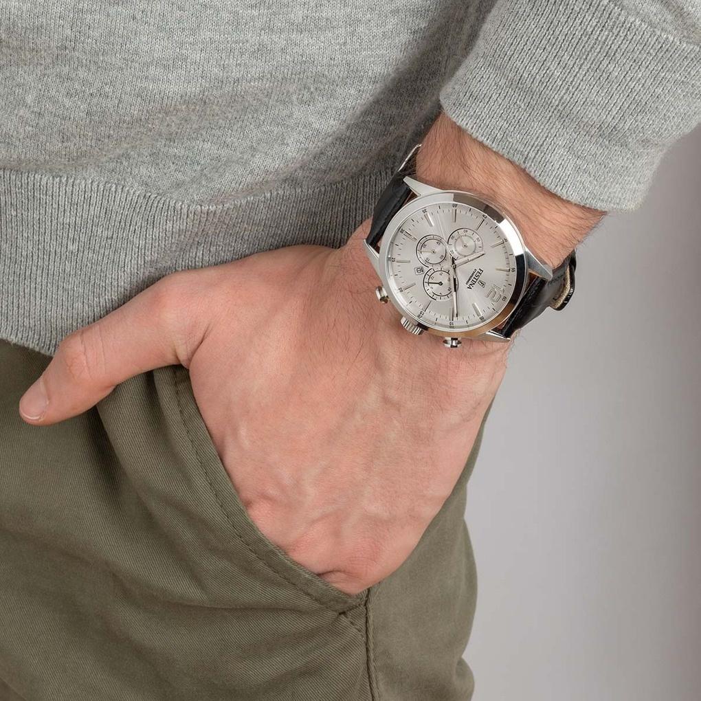 zegarek Festina F20542-1 Timeless Chronograph męski z chronograf Timeless Chronograph - miniatura 3