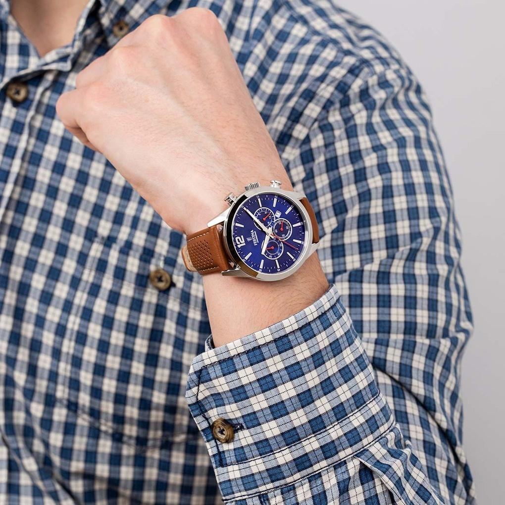 zegarek Festina F20542-3 Timeless Chronograph męski z chronograf Timeless Chronograph - miniatura 3