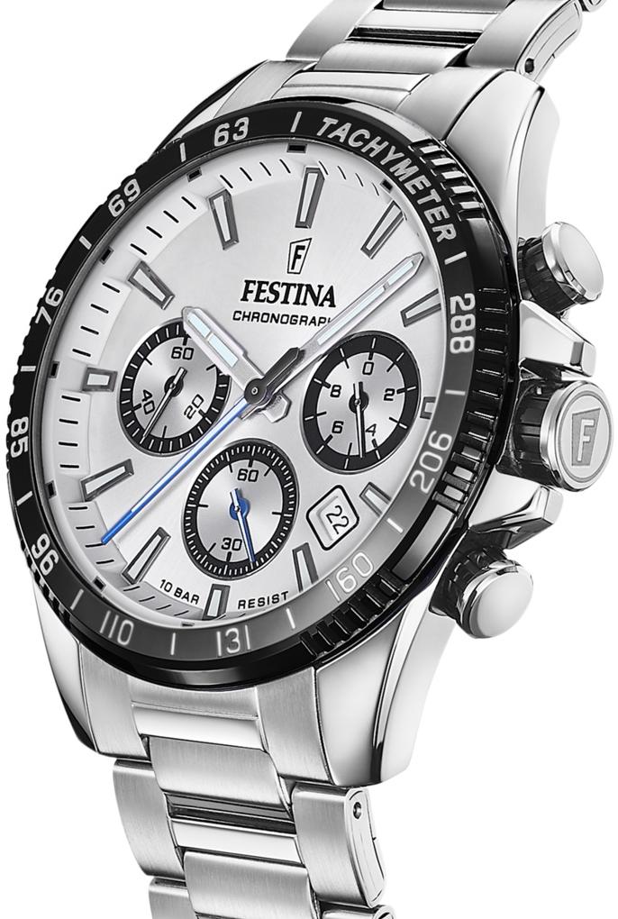 zegarek Festina F20560-1 Timeless Chronograph męski z tachometr Timeless Chronograph - miniatura 2