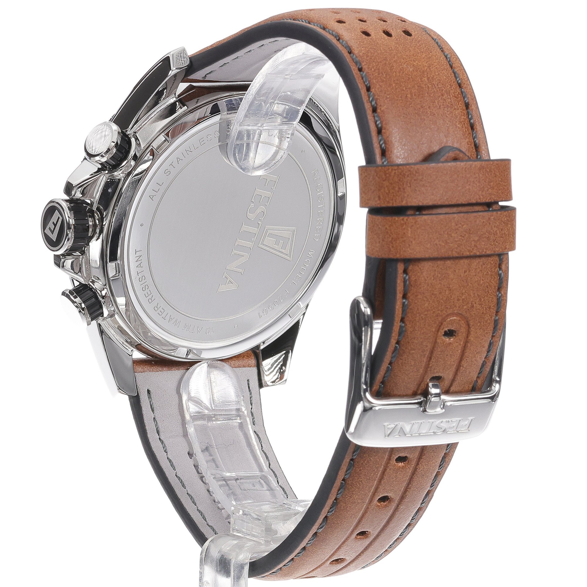 zegarek Festina F20561-1 Timeless Chronograph męski z tachometr Timeless Chronograph - miniatura 4