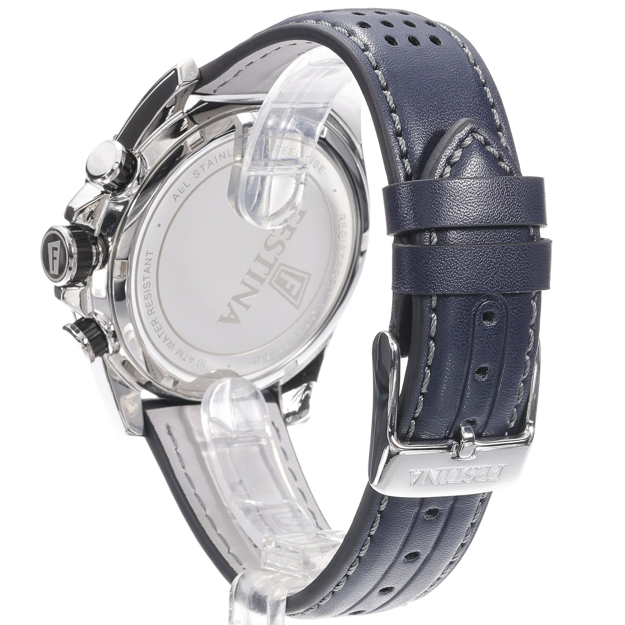 zegarek Festina F20561-2 Timeless Chronograph męski z tachometr Timeless Chronograph - miniatura 4