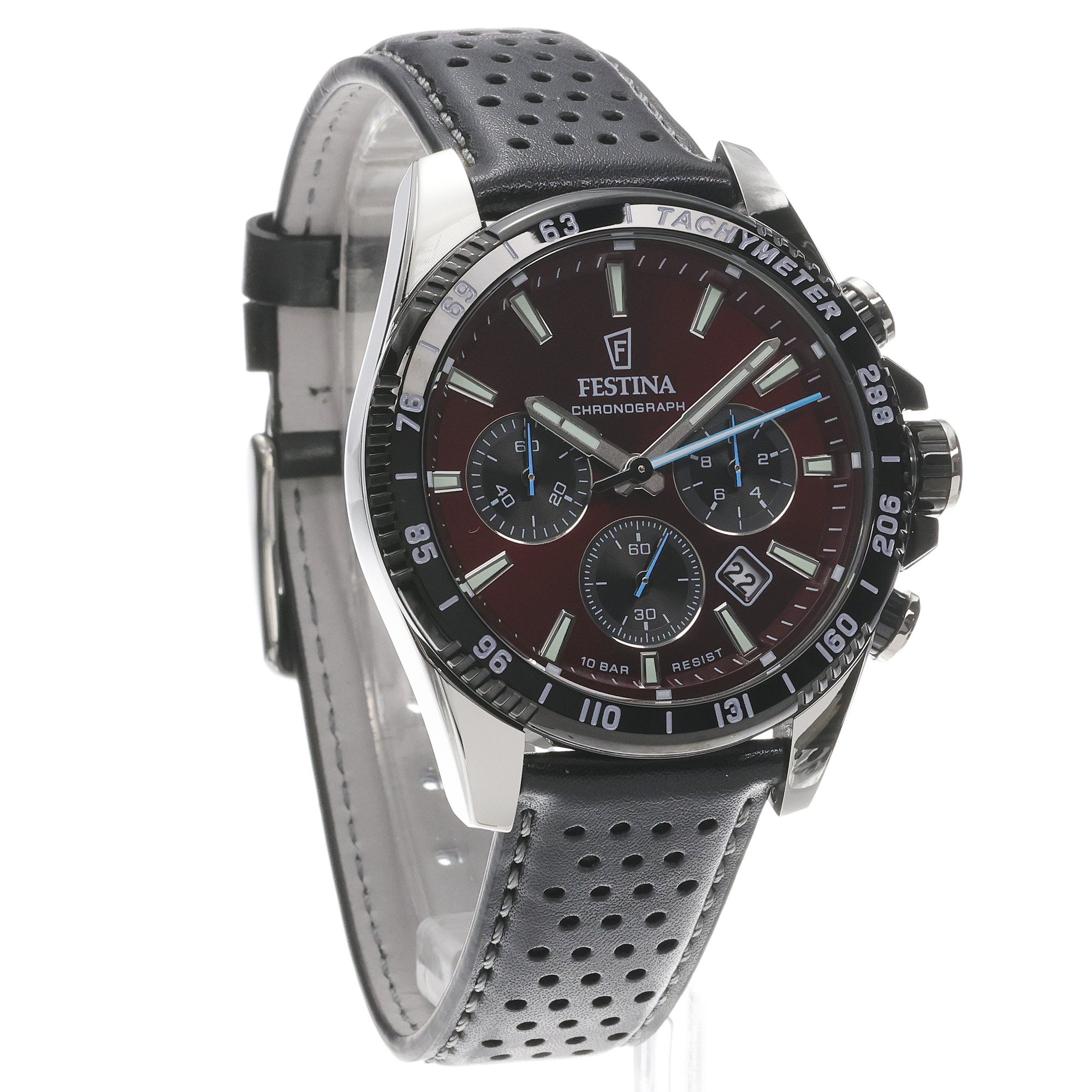 zegarek Festina F20561-7 męski z tachometr Timeless Chronograph - miniatura 3