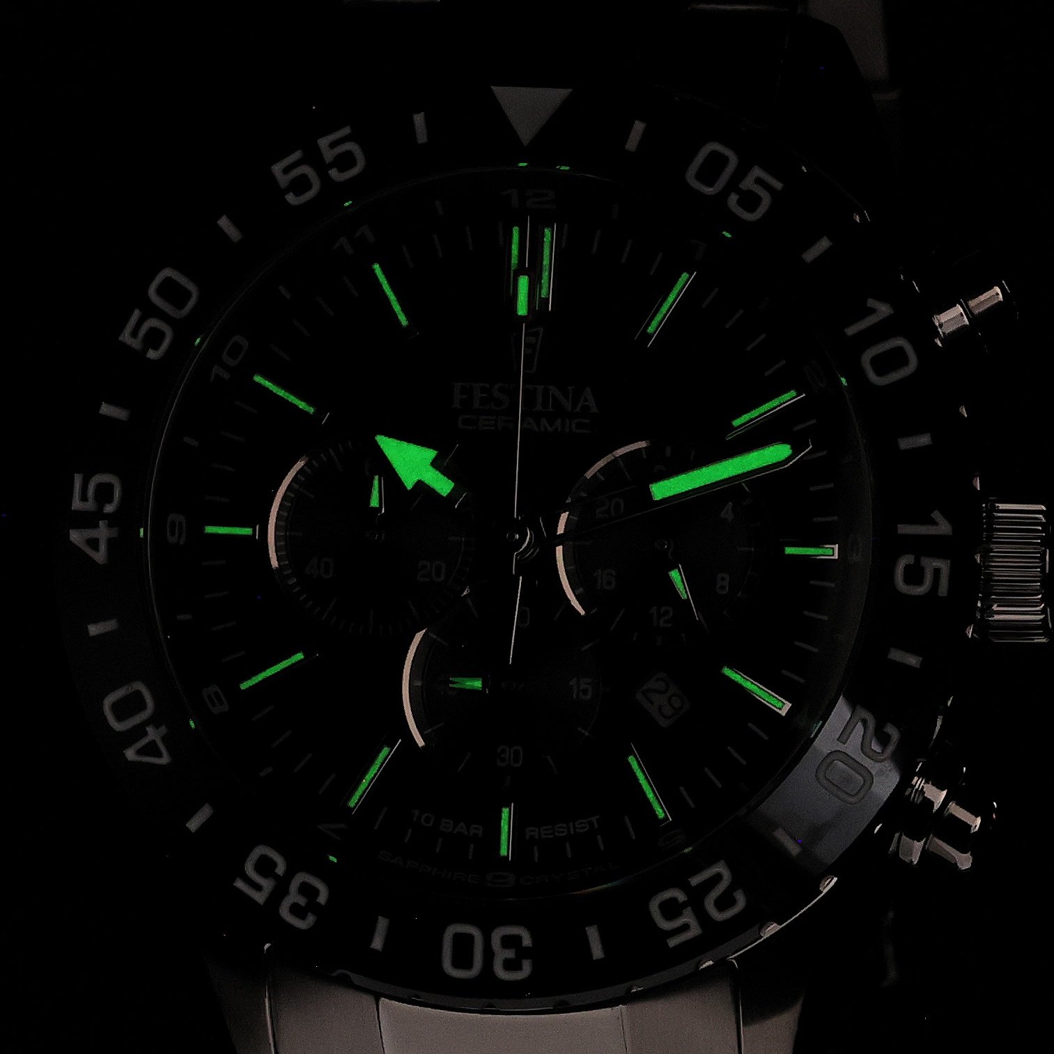 zegarek Festina F20575-2 kwarcowy męski Ceramic Ceramic Chrono
