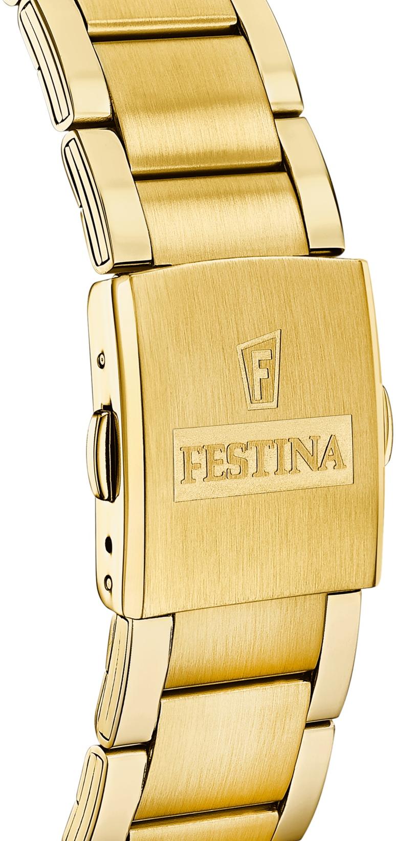 zegarek Festina F20633-3 złoty Chronograf