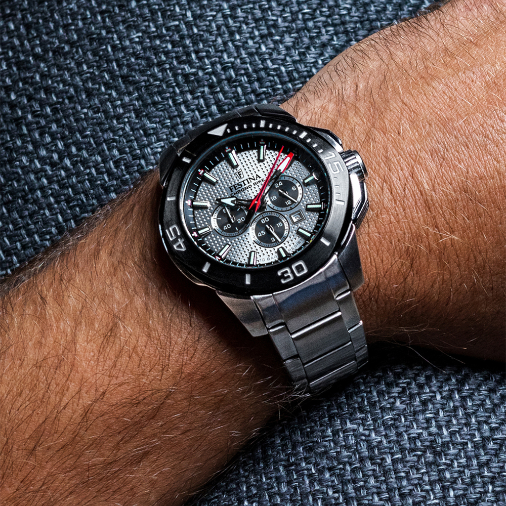 zegarek Festina F20641-1 męski z chronograf Chrono Bike - miniatura 3