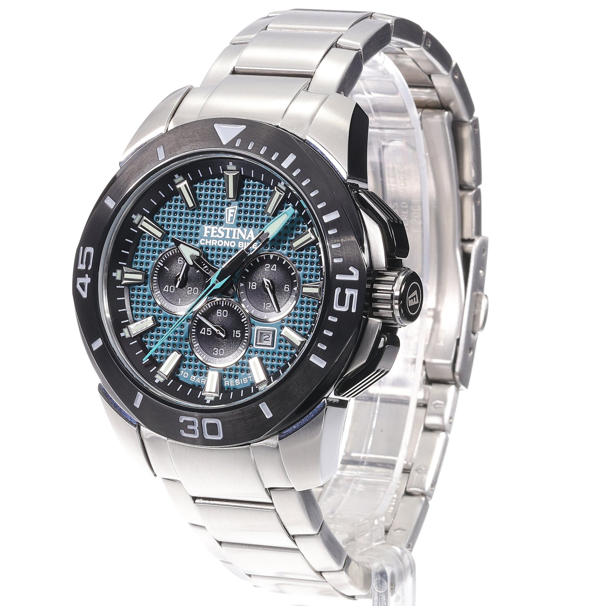 zegarek Festina F20641-3 srebrny Chrono Bike - miniatura 2