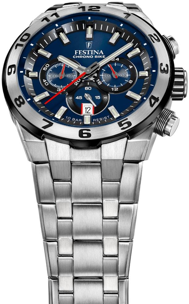 zegarek Festina F20670-1 srebrny Chrono Bike