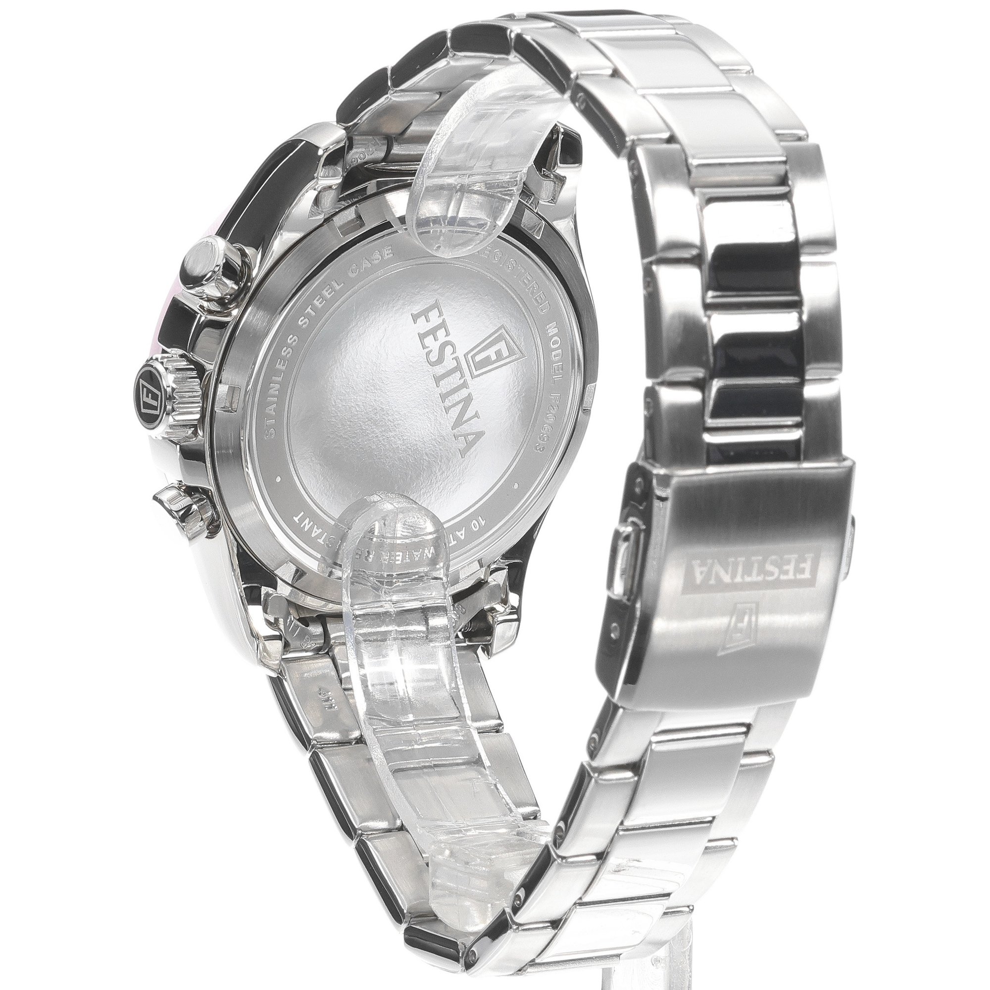 zegarek Festina F20693-2 Ceramic damski z chronograf Ceramic