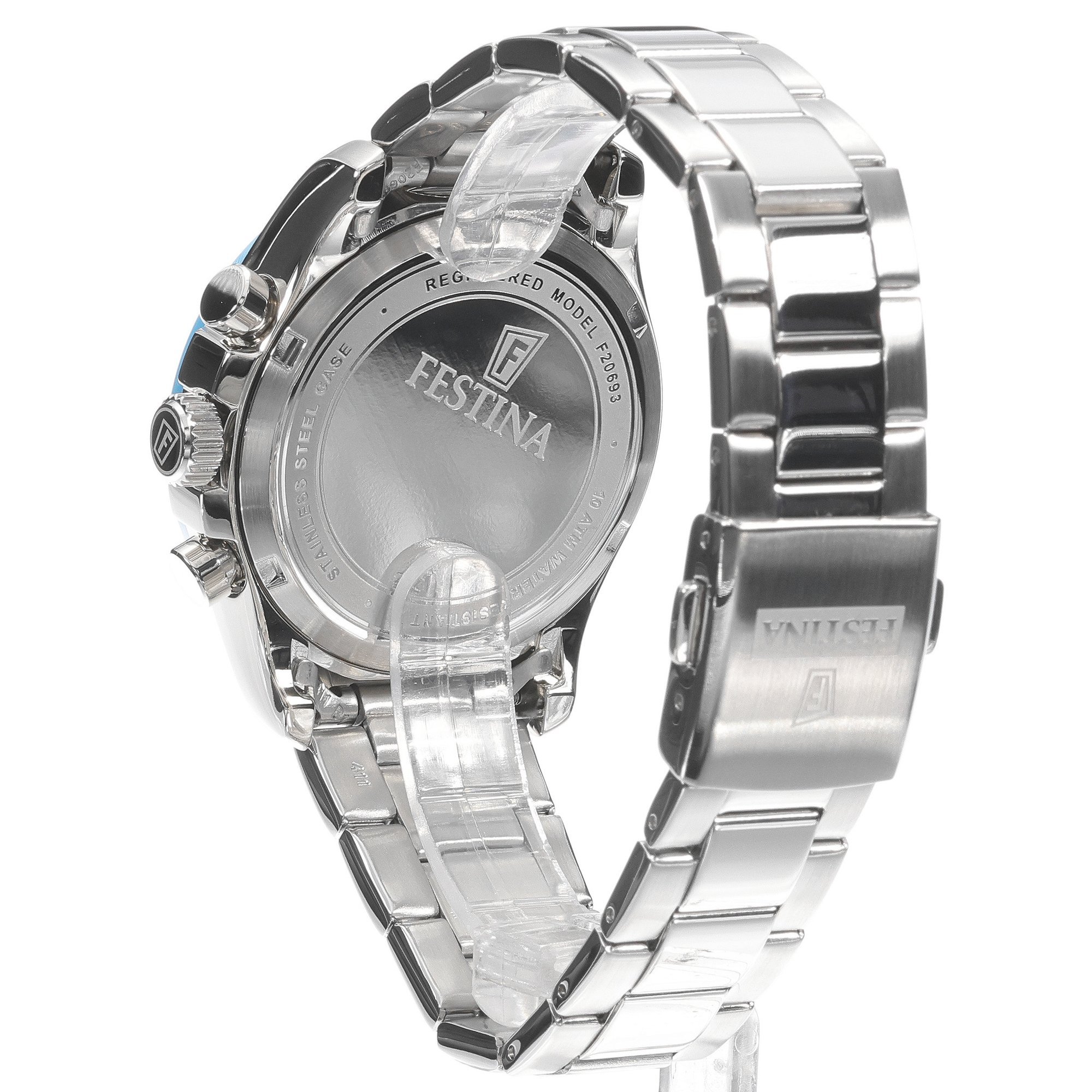 zegarek Festina F20693-3 Ceramic damski z chronograf Ceramic