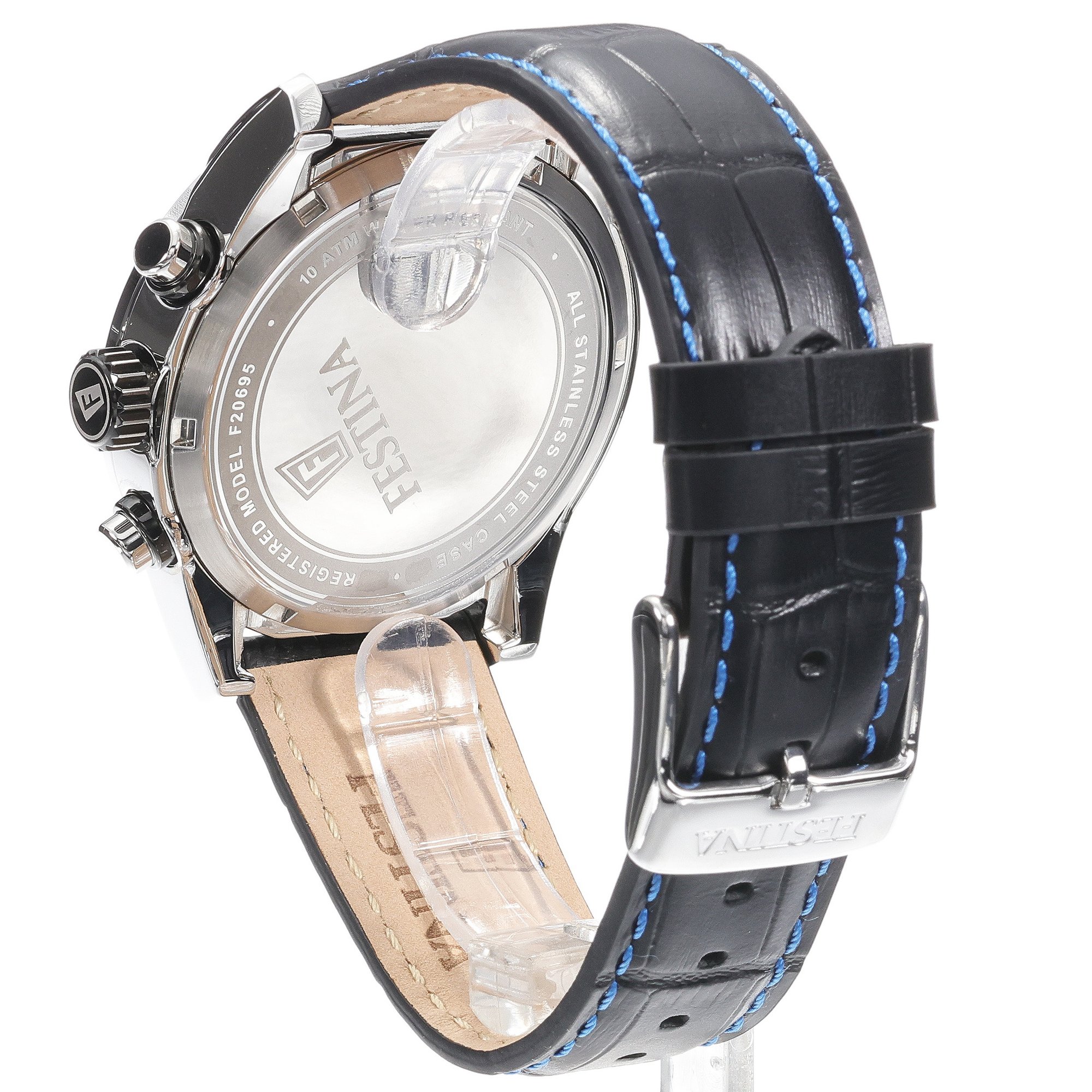 zegarek Festina F20695-5 Timeless Chronograph męski z tachometr Timeless Chronograph - miniatura 4