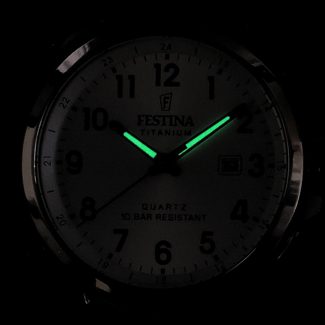 zegarek Festina F20697-1 kwarcowy damski Titanium - miniatura 5