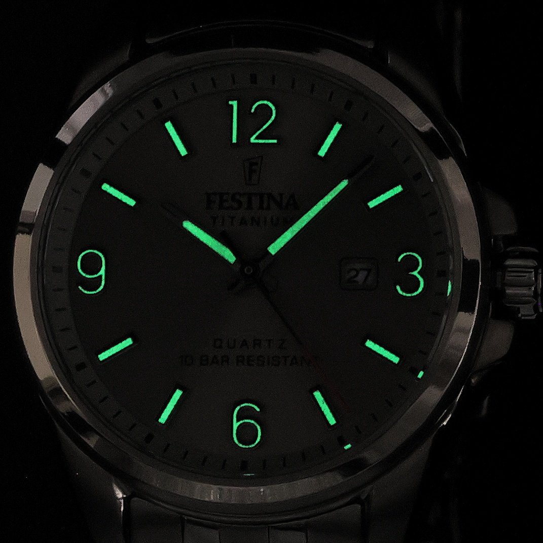 zegarek Festina F20697-2 kwarcowy damski Titanium