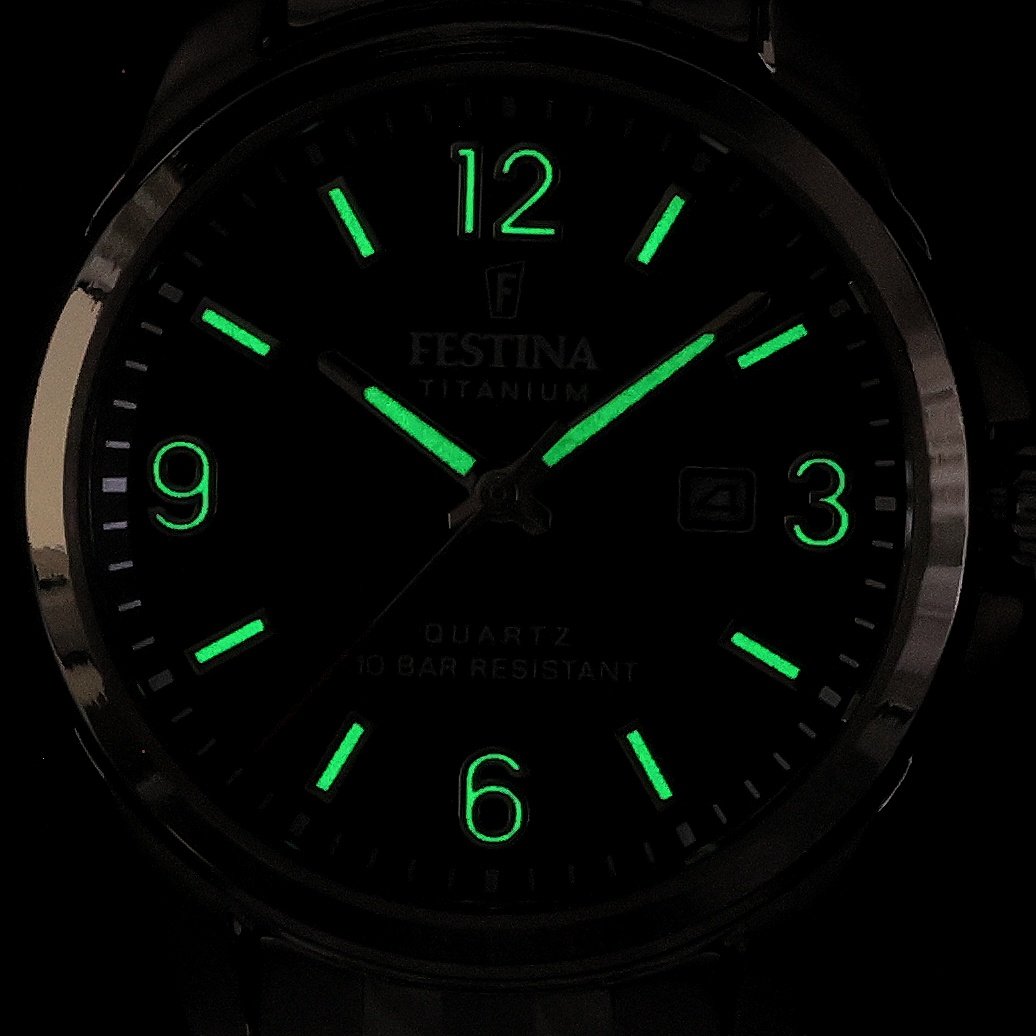 zegarek Festina F20697-3 kwarcowy damski Titanium