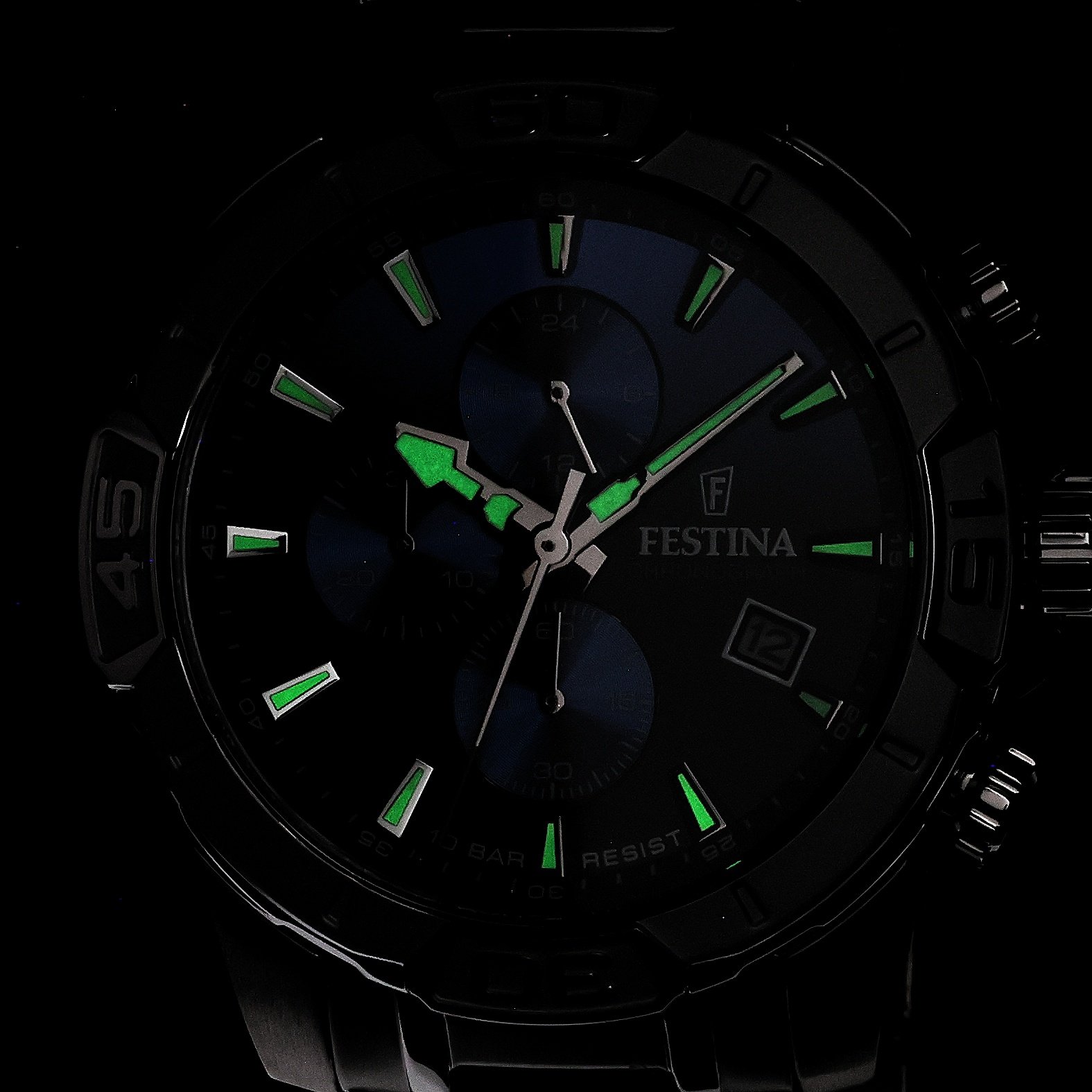 zegarek Festina F20704-4 srebrny Timeless Chronograph