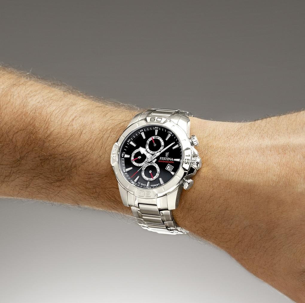 zegarek Festina F20704-6 kwarcowy męski Timeless Chronograph Timeless Chronograph - miniatura 7