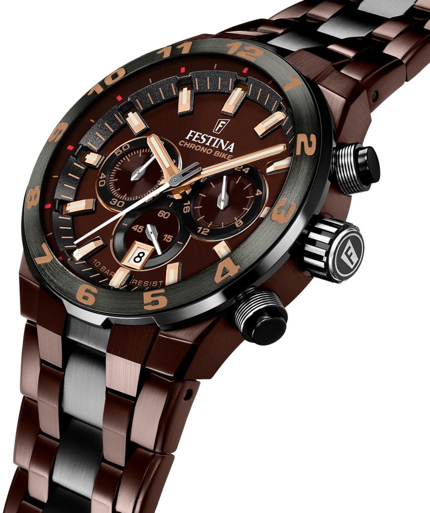 zegarek Festina F20708-1 brązowy Sport