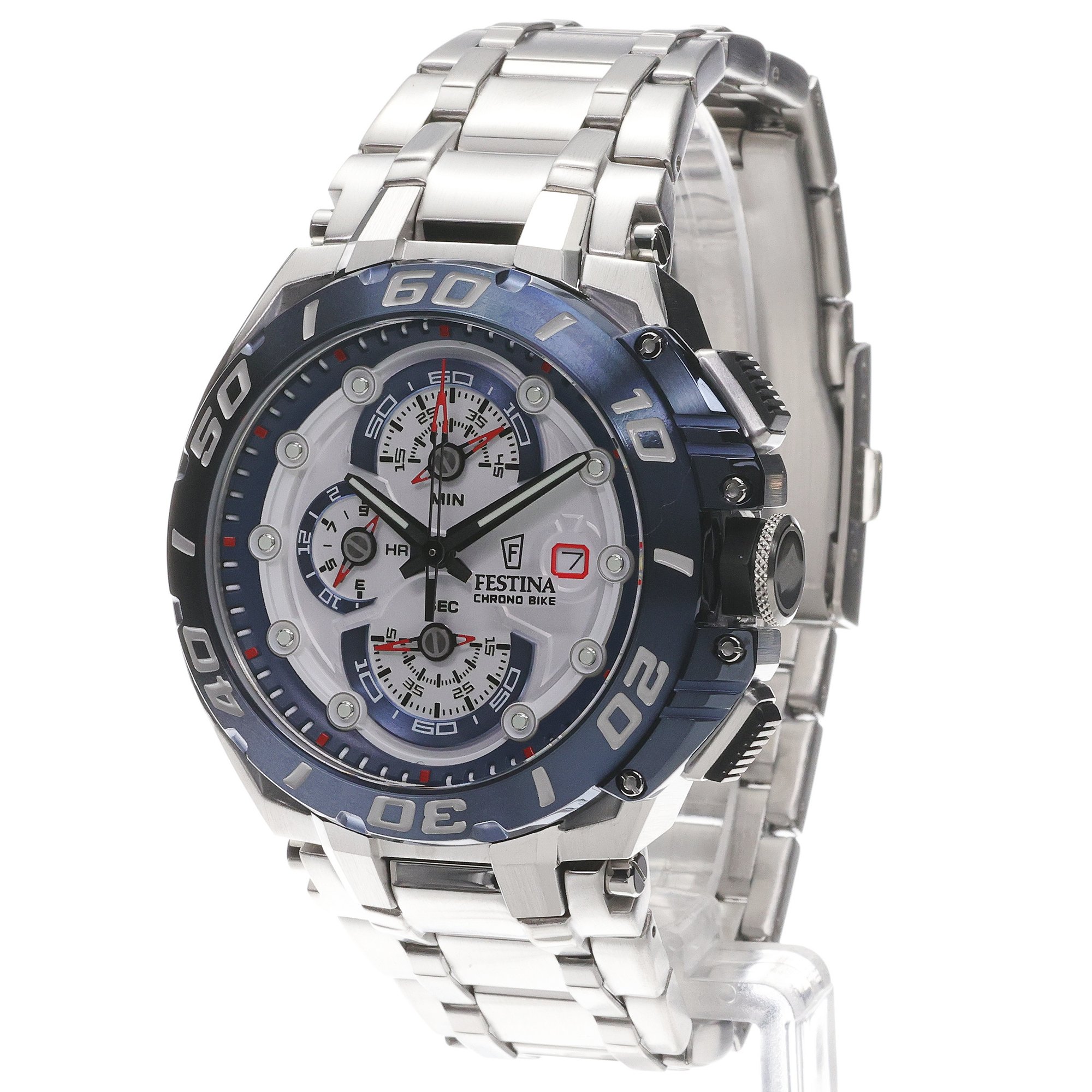 zegarek Festina F20754-1 srebrny Chrono Bike