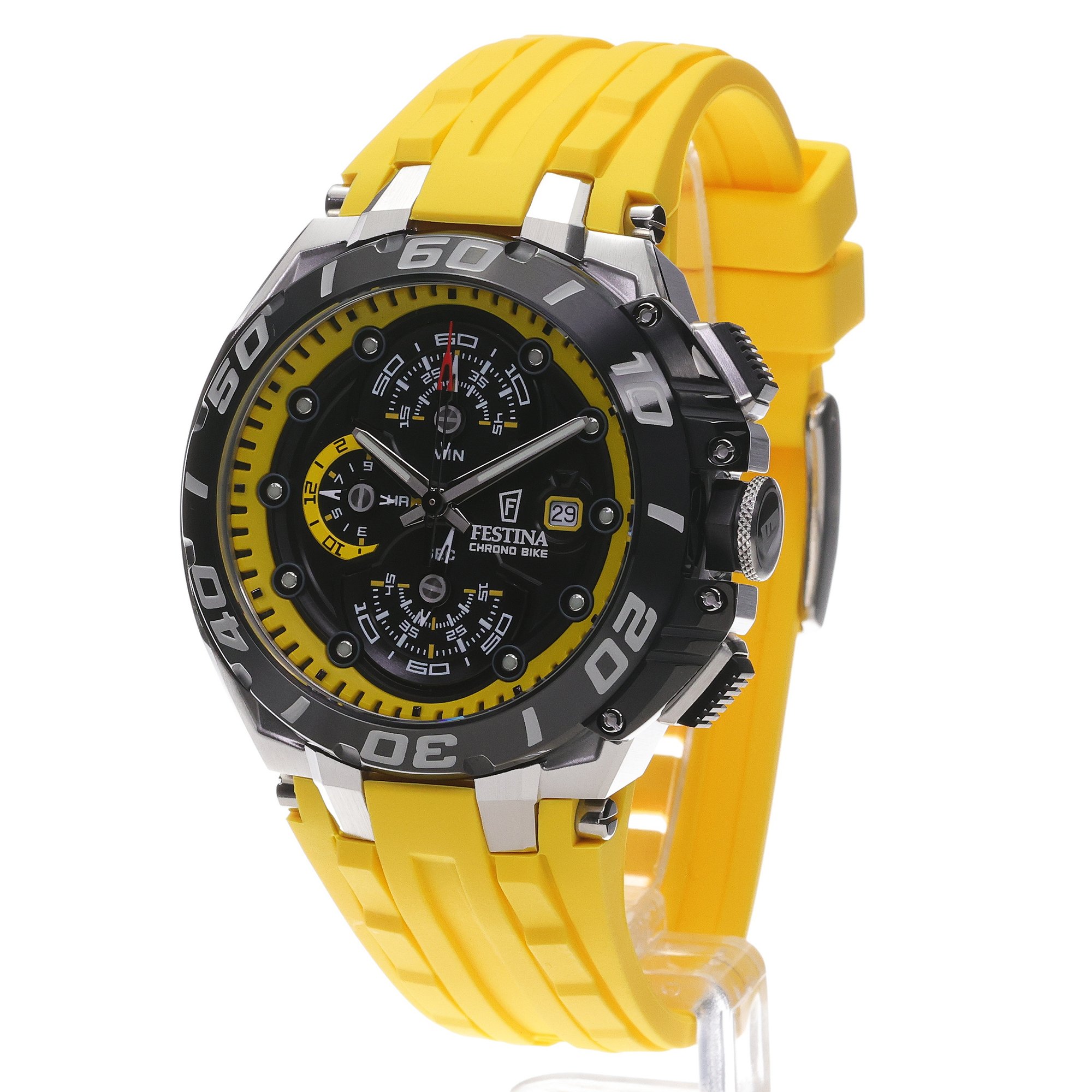 zegarek Festina F20755-5 srebrny Chrono Bike