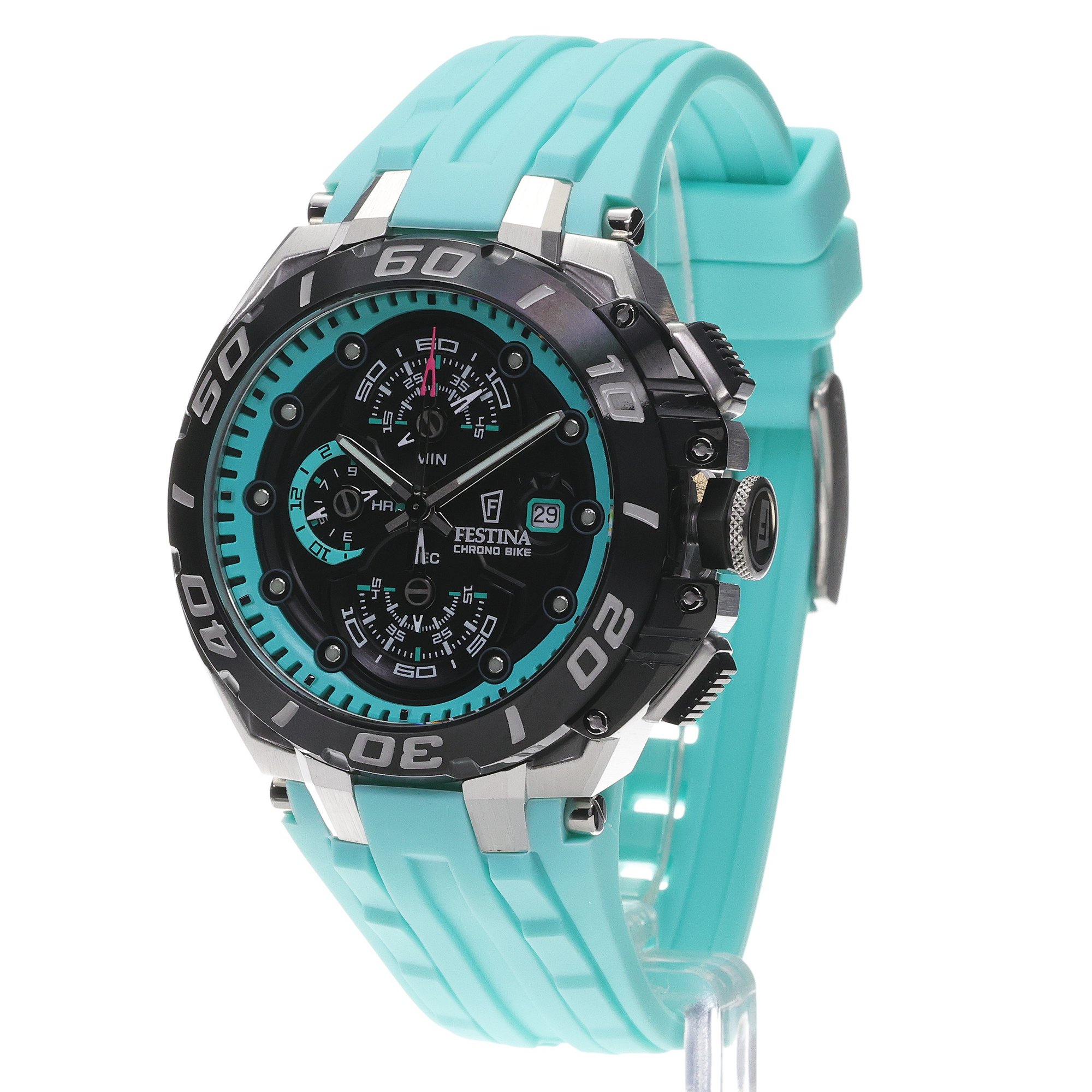 zegarek Festina F20755-7 srebrny Chrono Bike