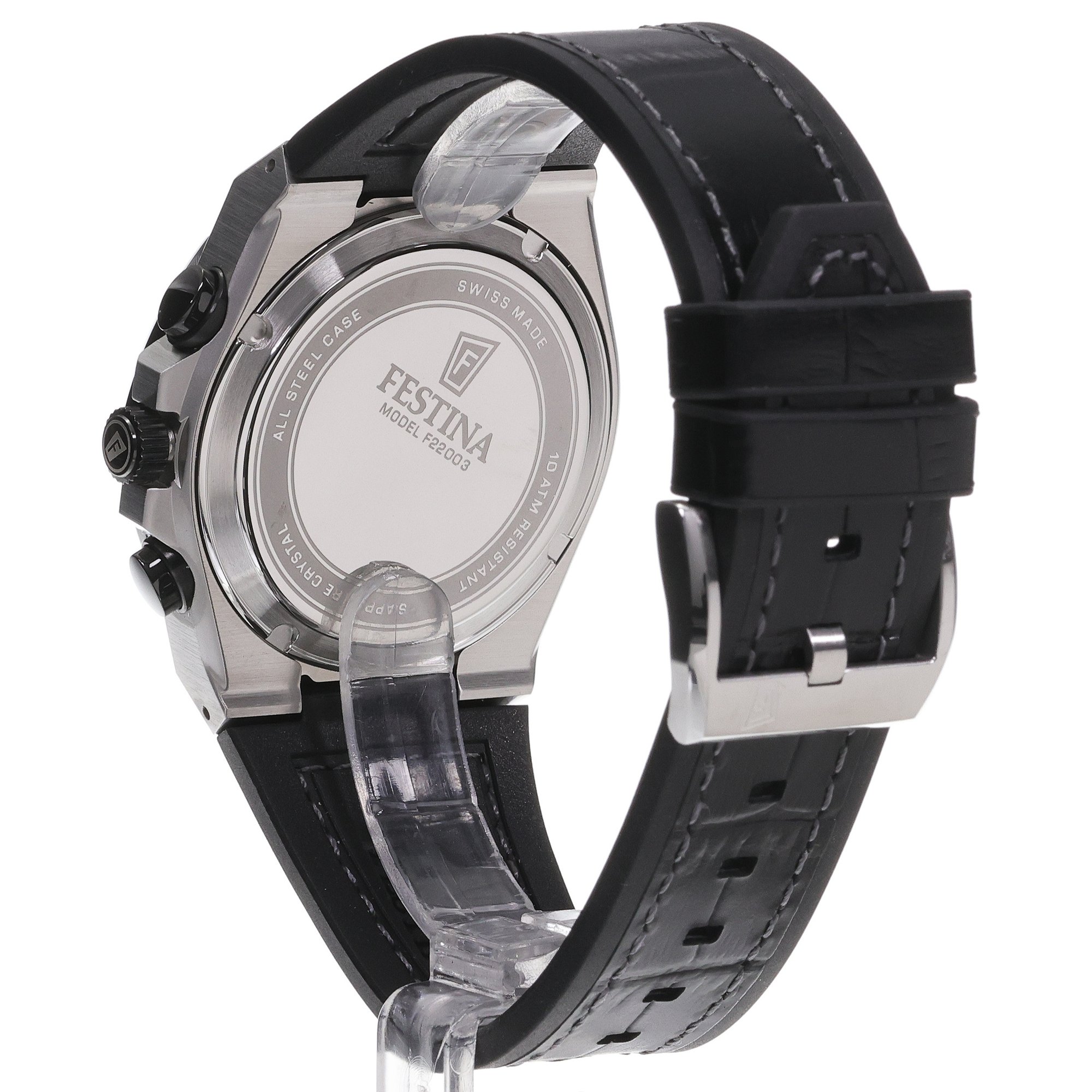 zegarek Festina F22003-1 męski z chronograf Swiss Made