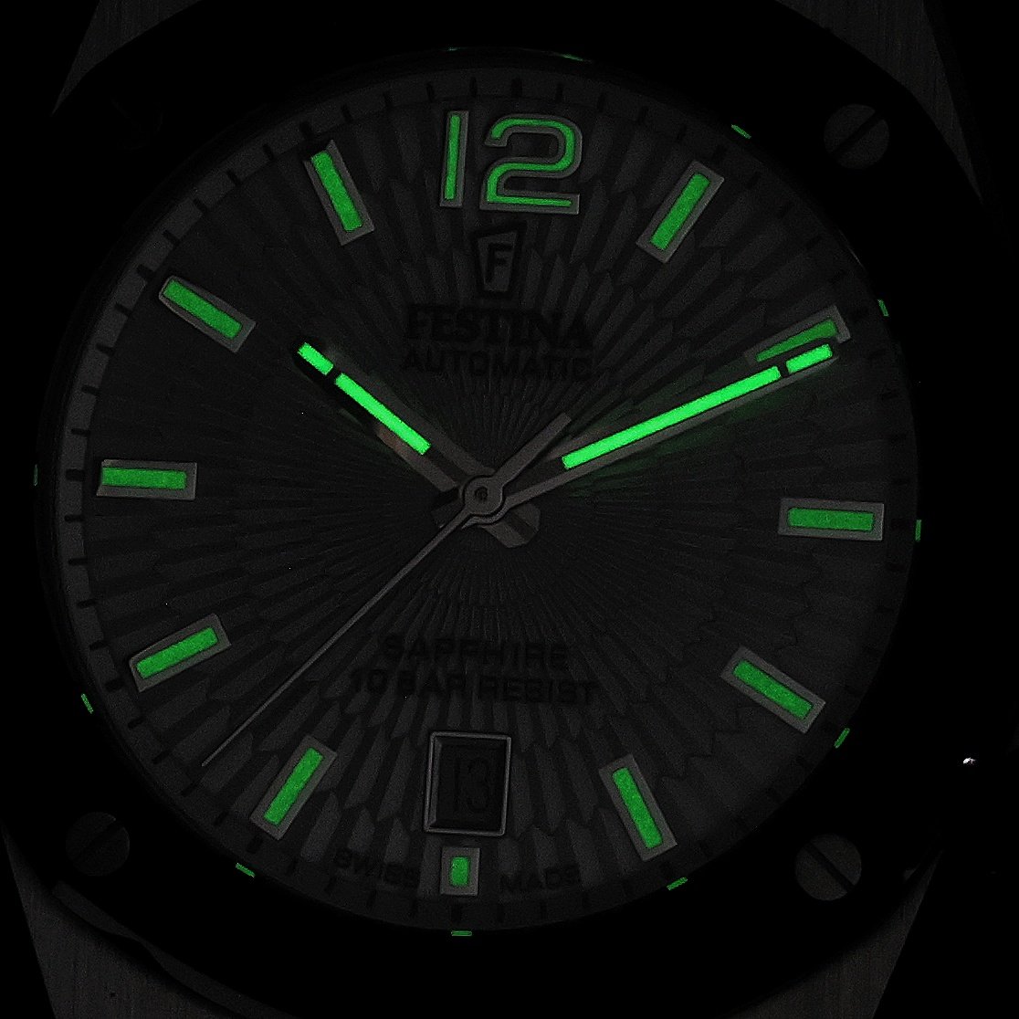 zegarek Festina F22005-1 srebrny Swiss Made