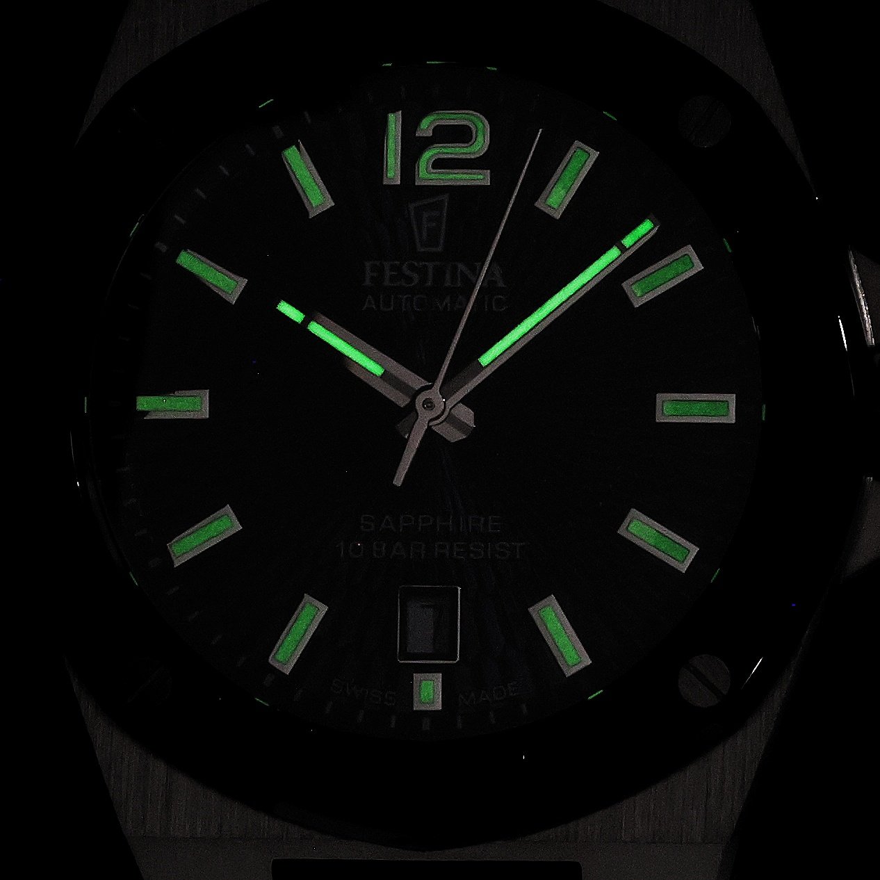 zegarek Festina F22005-2 srebrny Swiss Made