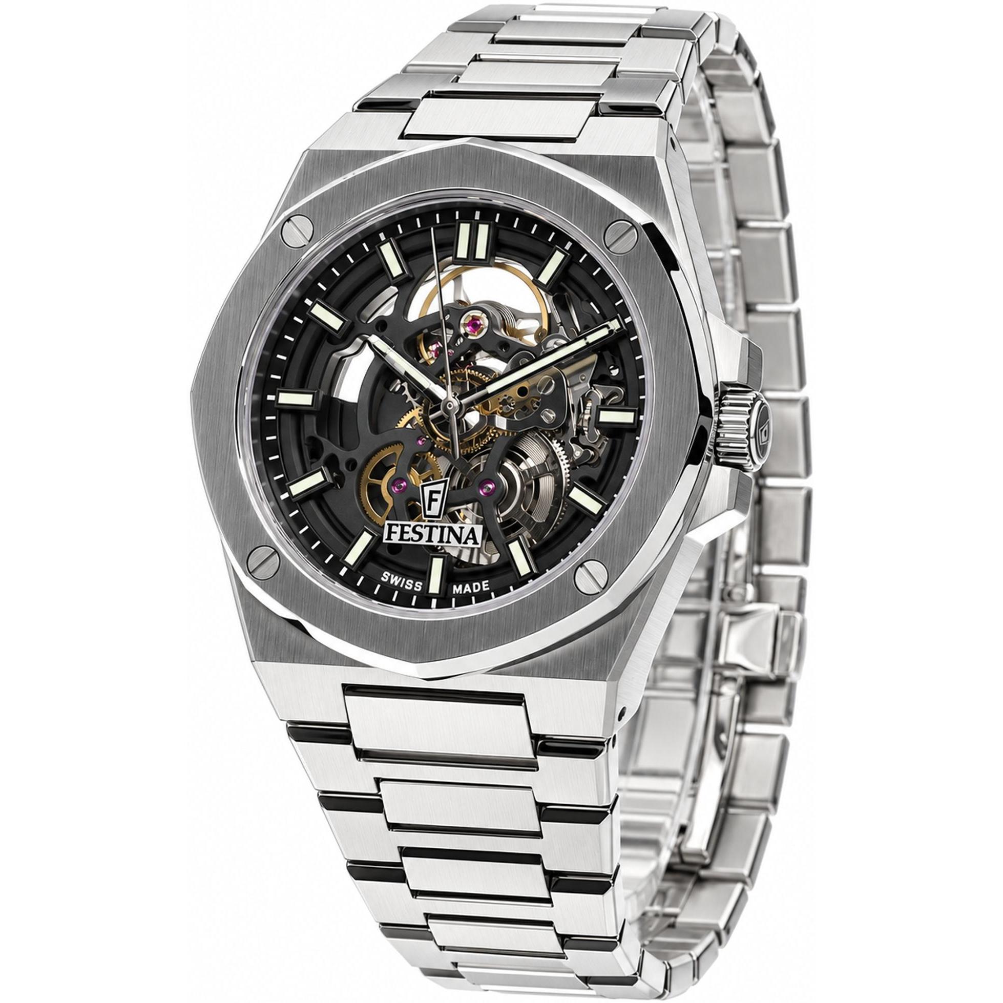 zegarek Festina F22006-4 Automatic szafirowe - miniatura 2